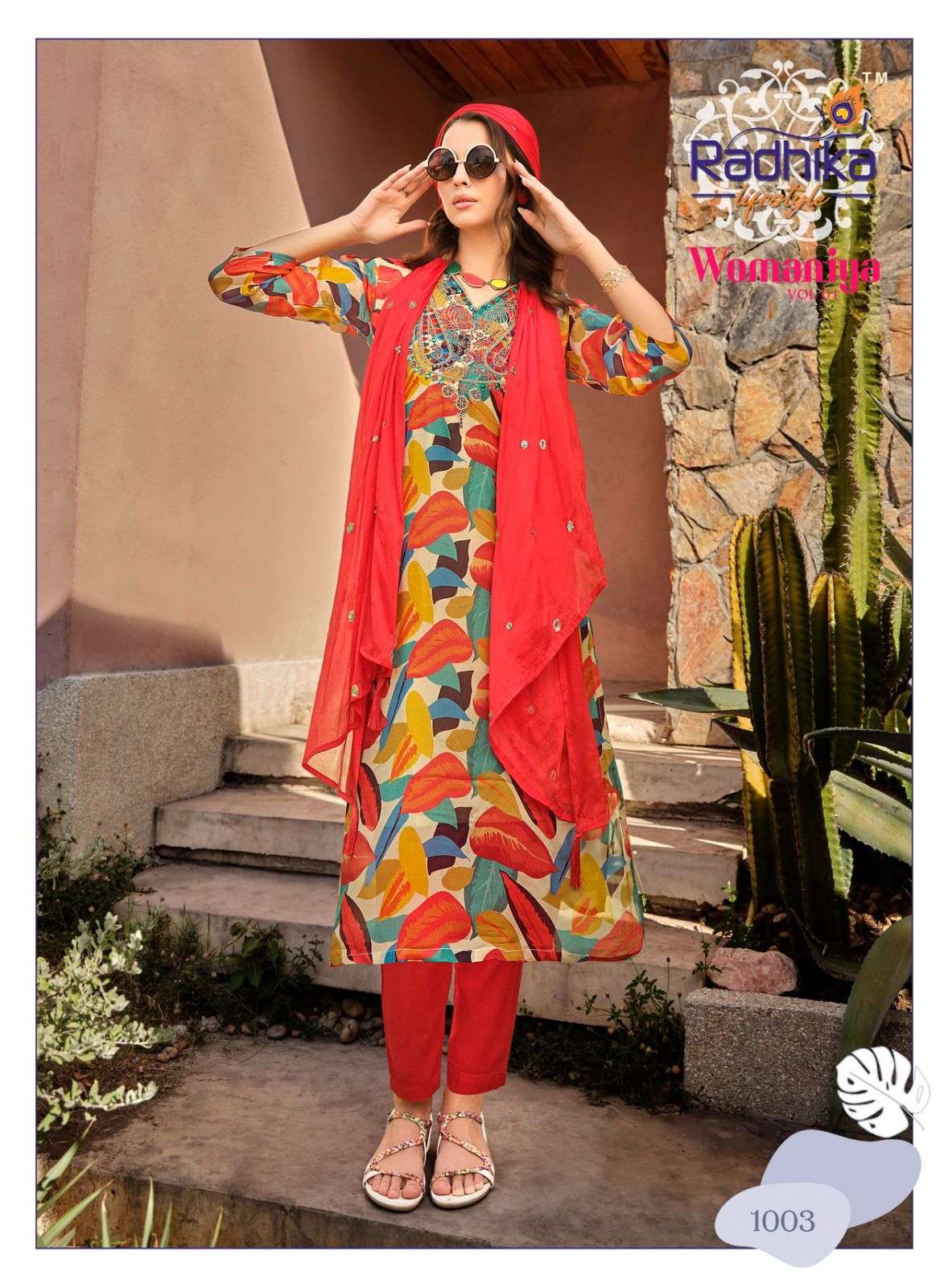 RADHIKA lifestyle WOMANIYA 1 Kurti Wholesale catalog
