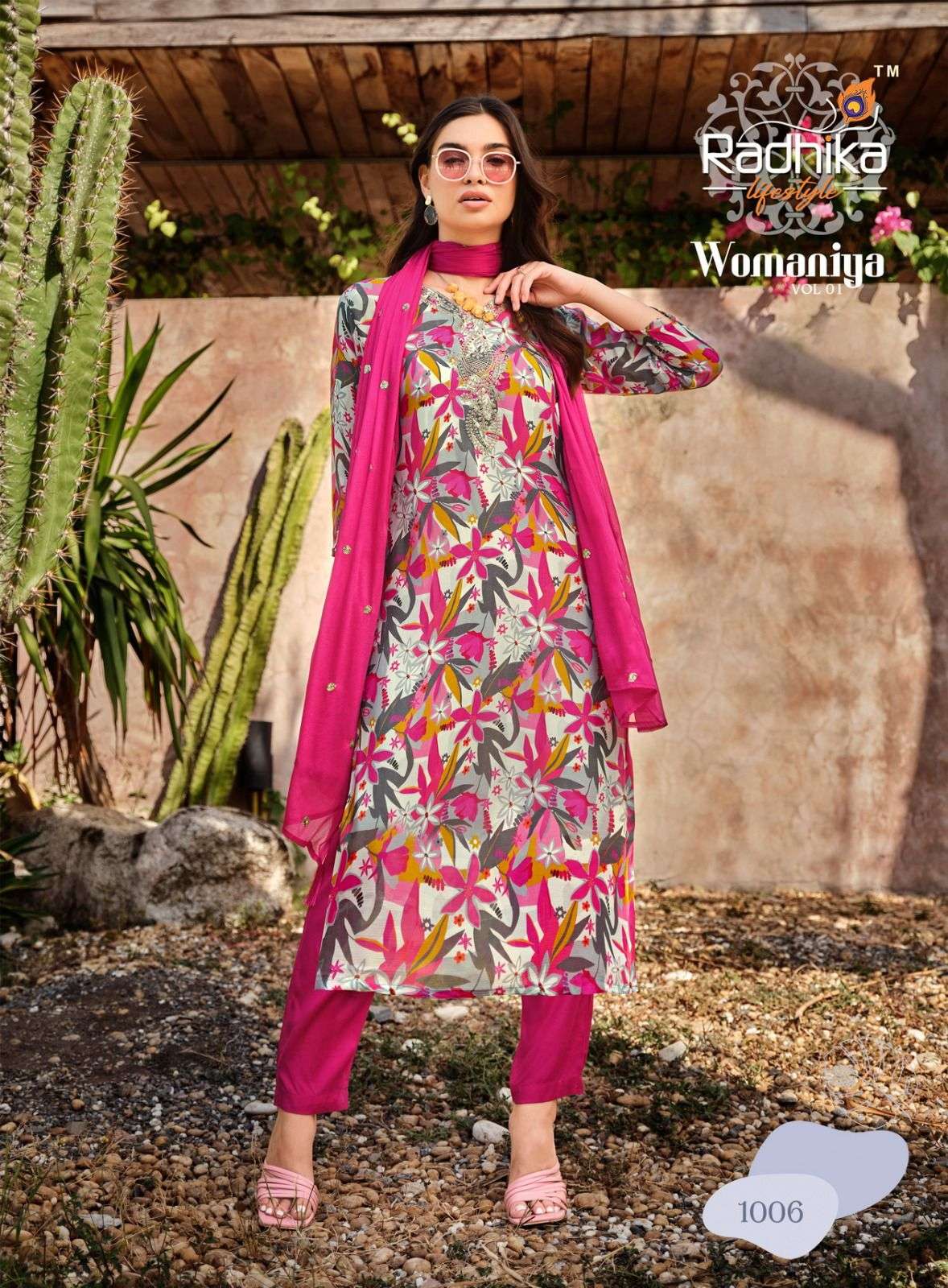 RADHIKA lifestyle WOMANIYA 1 Kurti Wholesale catalog