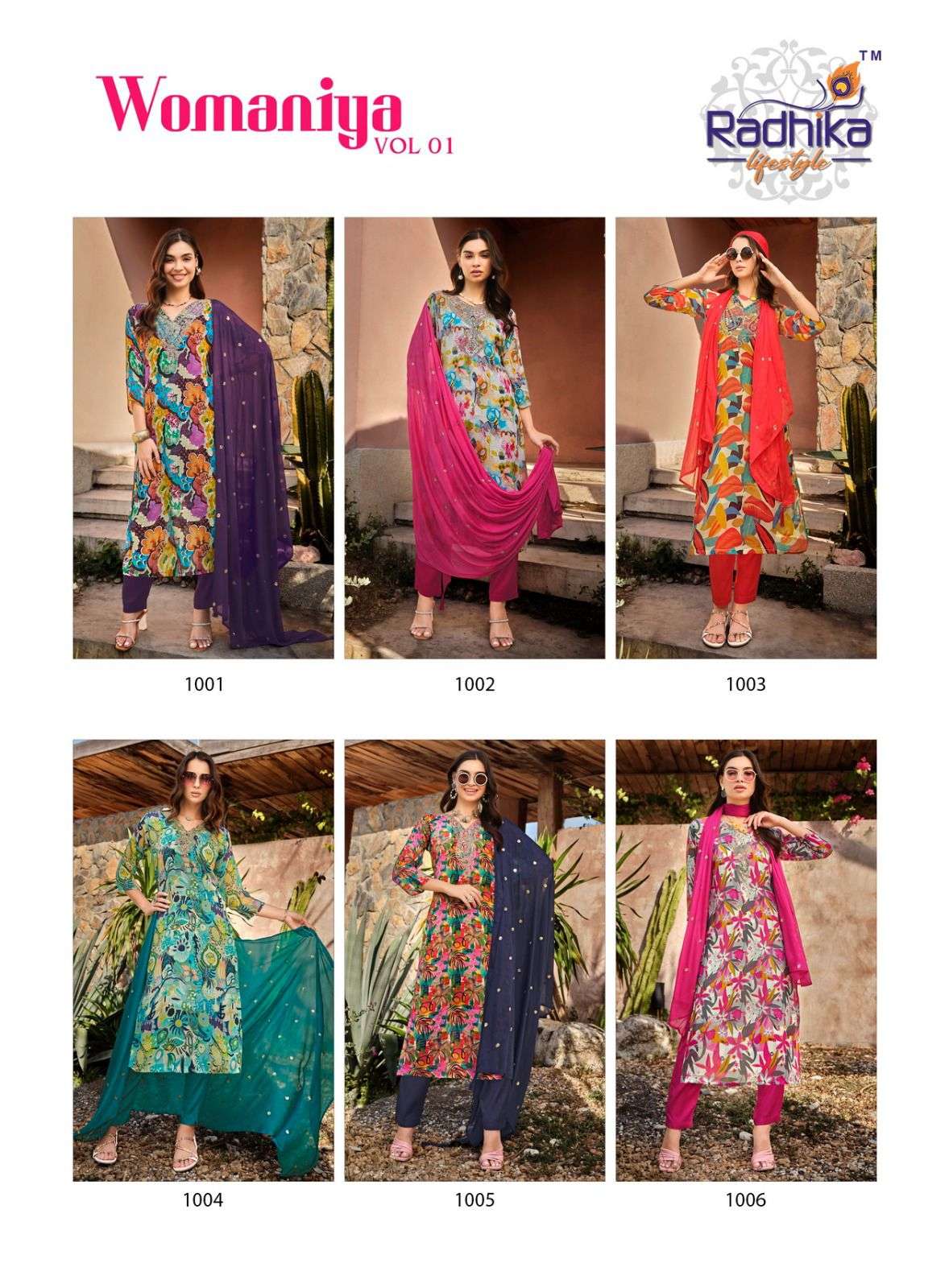 RADHIKA lifestyle WOMANIYA 1 Kurti Wholesale catalog