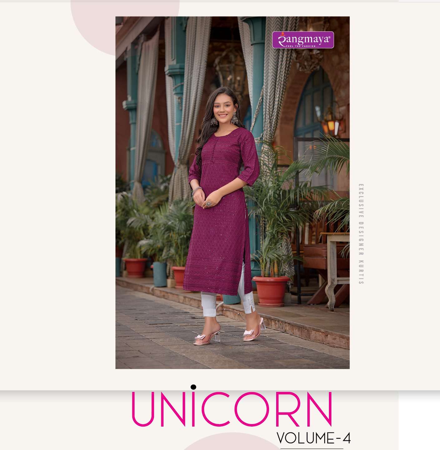 Rangmaya UNICORN- 4 Kurti Wholesale catalog