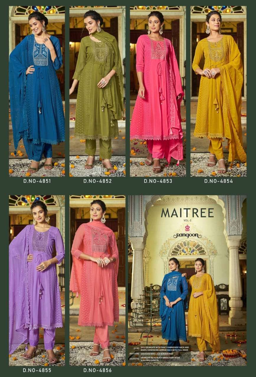 Rangoon MAITREE VOl-02 Kurti Wholesale catalog