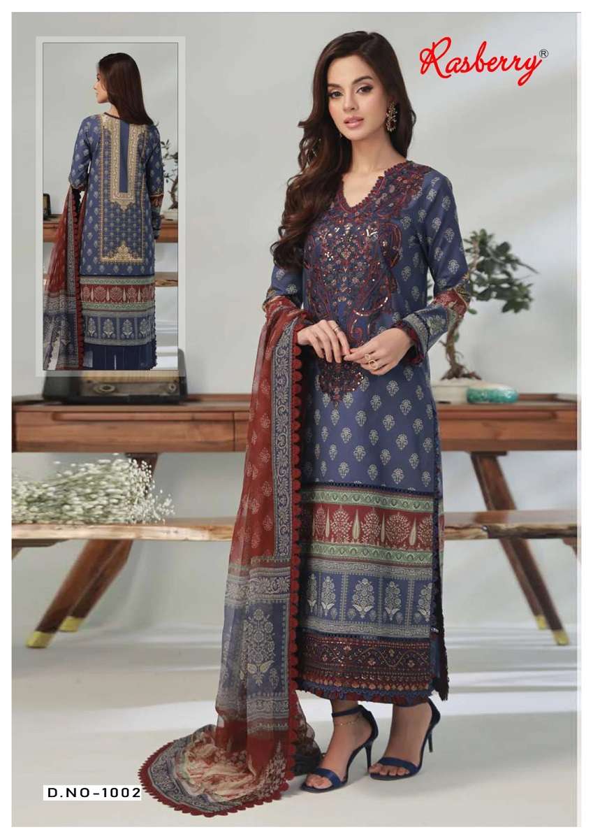 Rasberry Kesar Vol 1 Dress Material Wholesale catalog