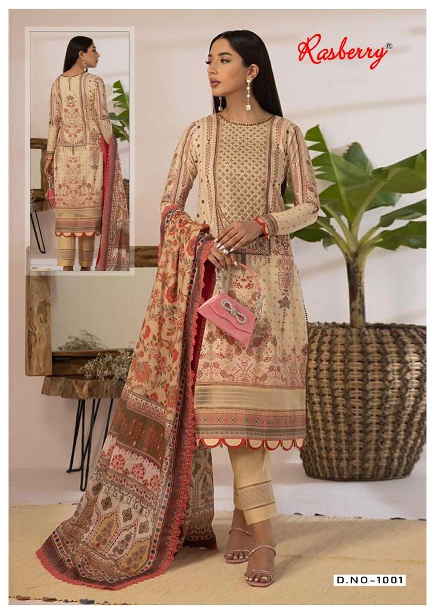Rasberry Kesar Vol 1 Dress Material Wholesale catalog