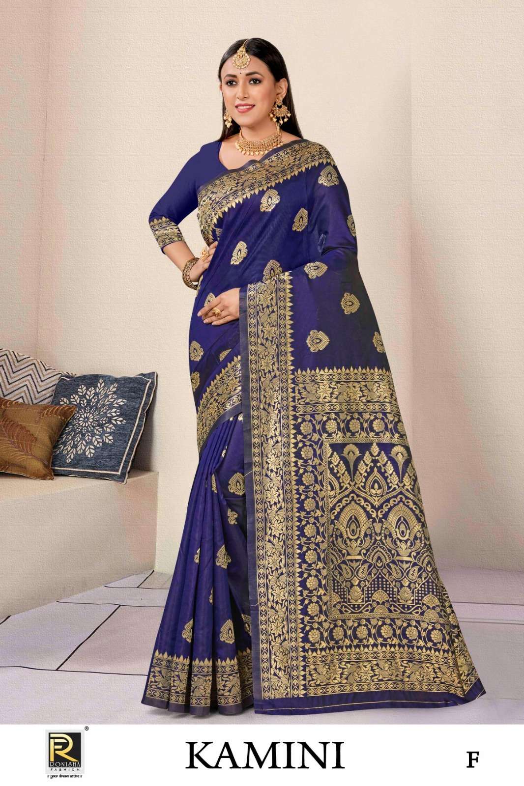 Ronisha Kamini Banarasi Silk Saree Wholesale catalog