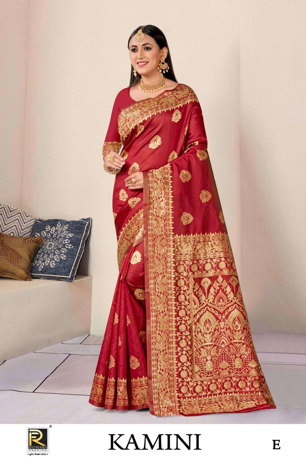 Ronisha Kamini Banarasi Silk Saree Wholesale catalog