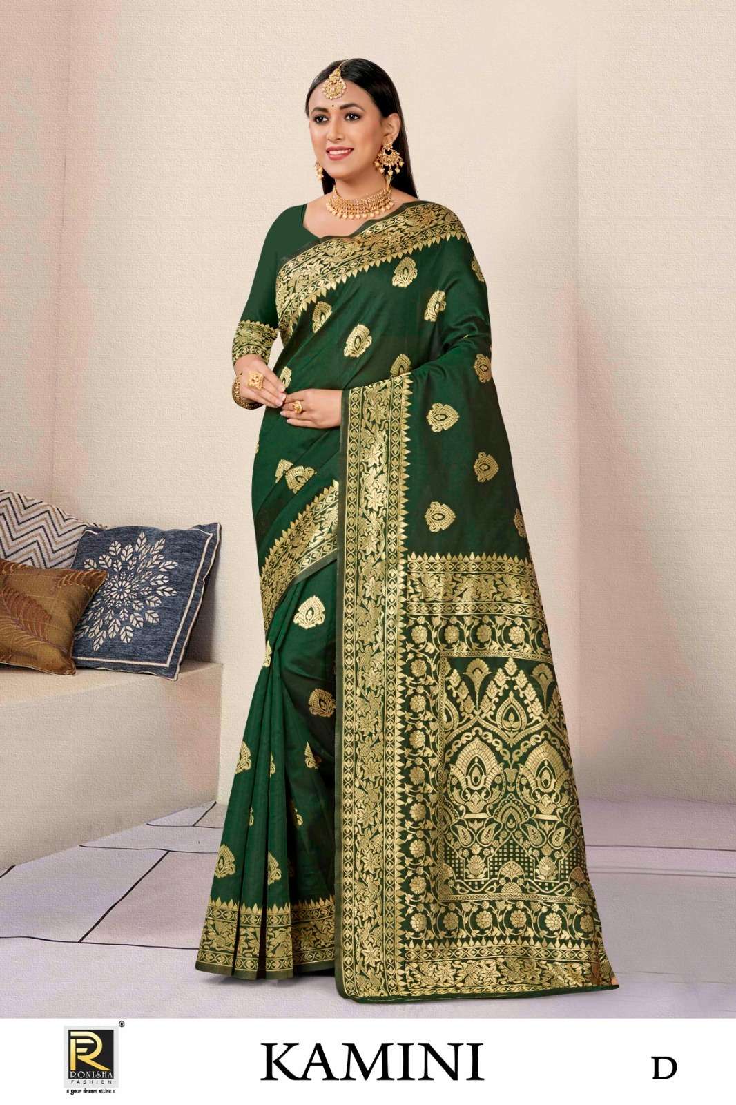 Ronisha Kamini Banarasi Silk Saree Wholesale catalog