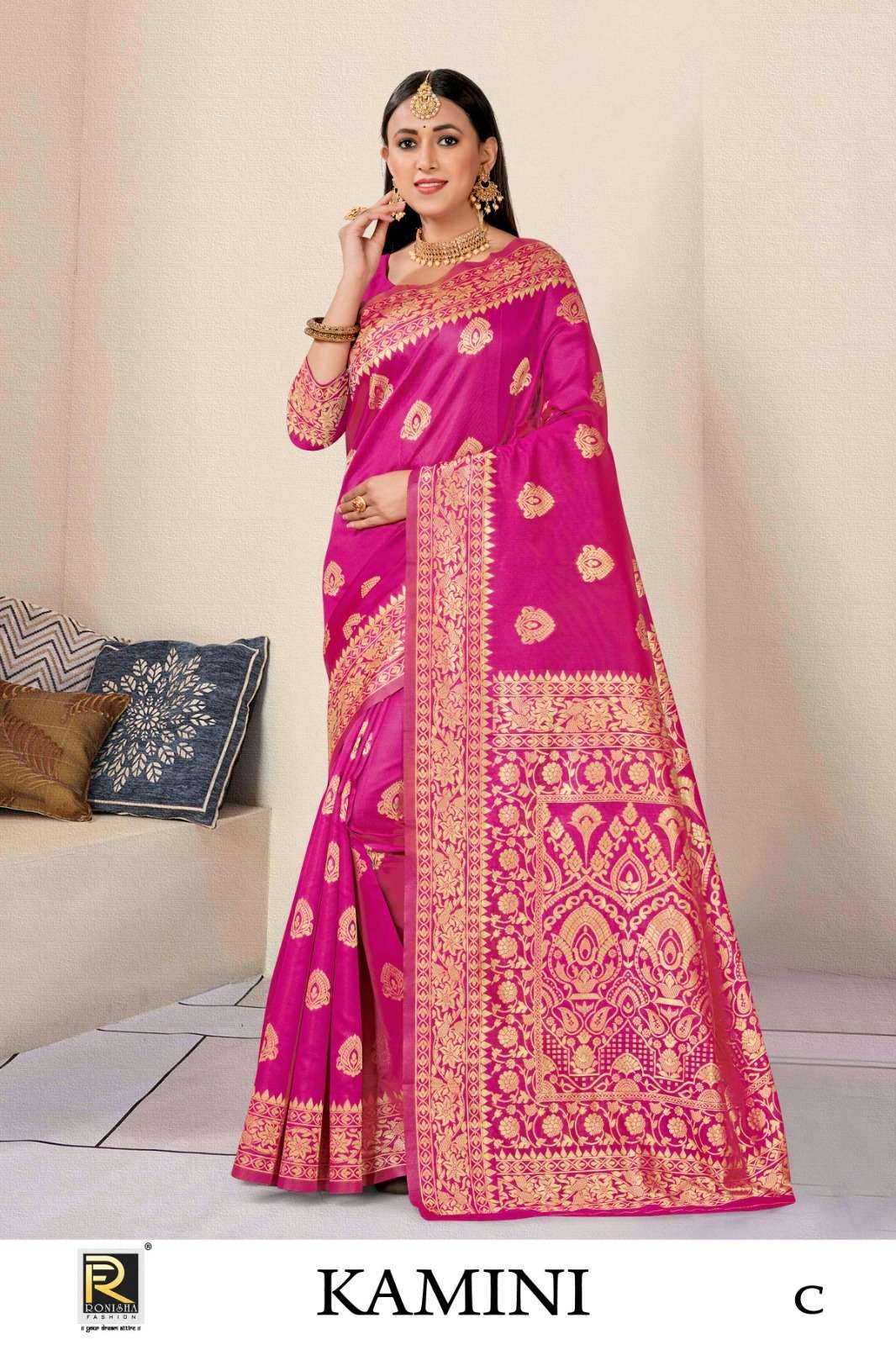 Ronisha Kamini Banarasi Silk Saree Wholesale catalog