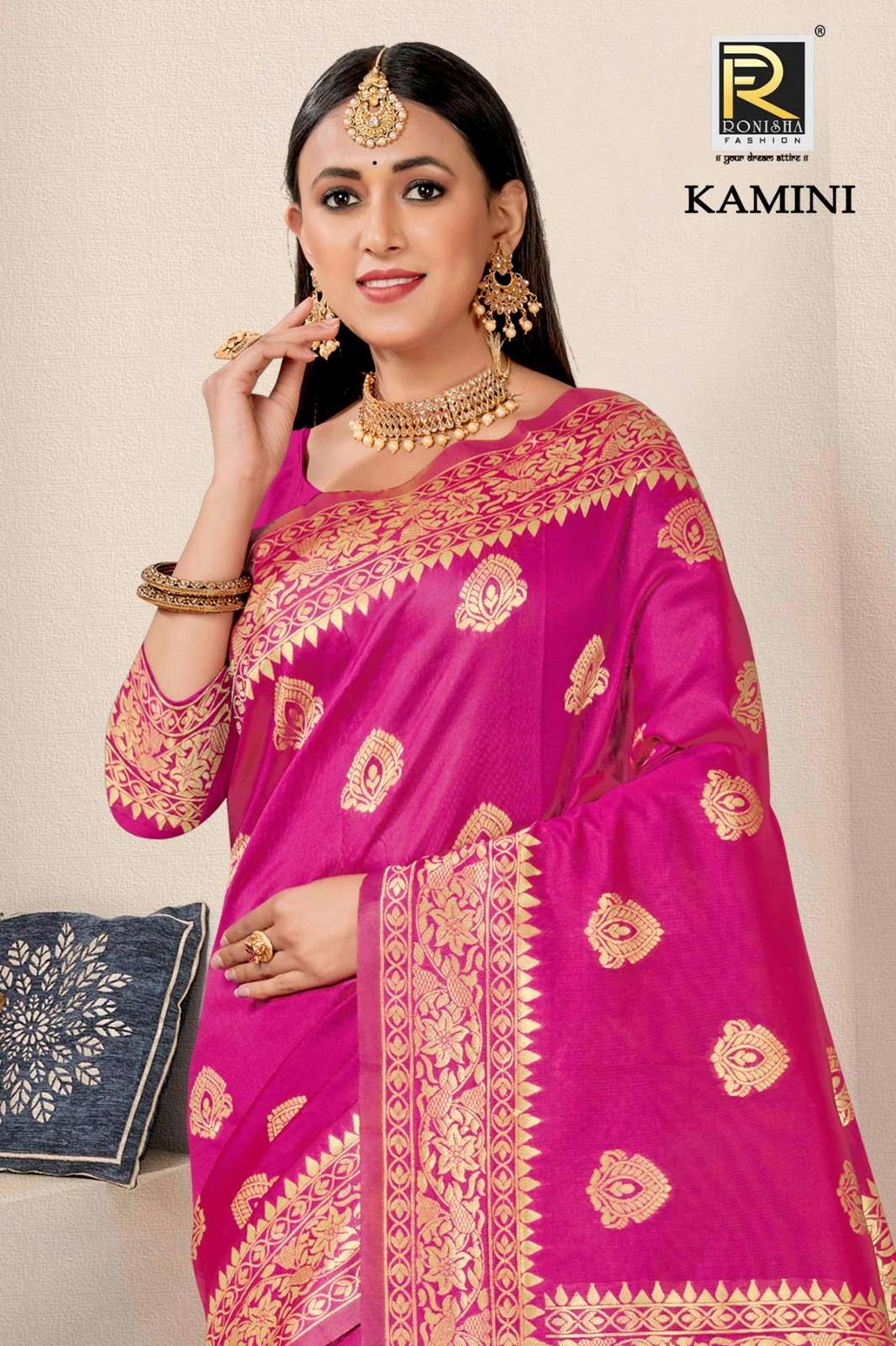 Ronisha Kamini Banarasi Silk Saree Wholesale catalog