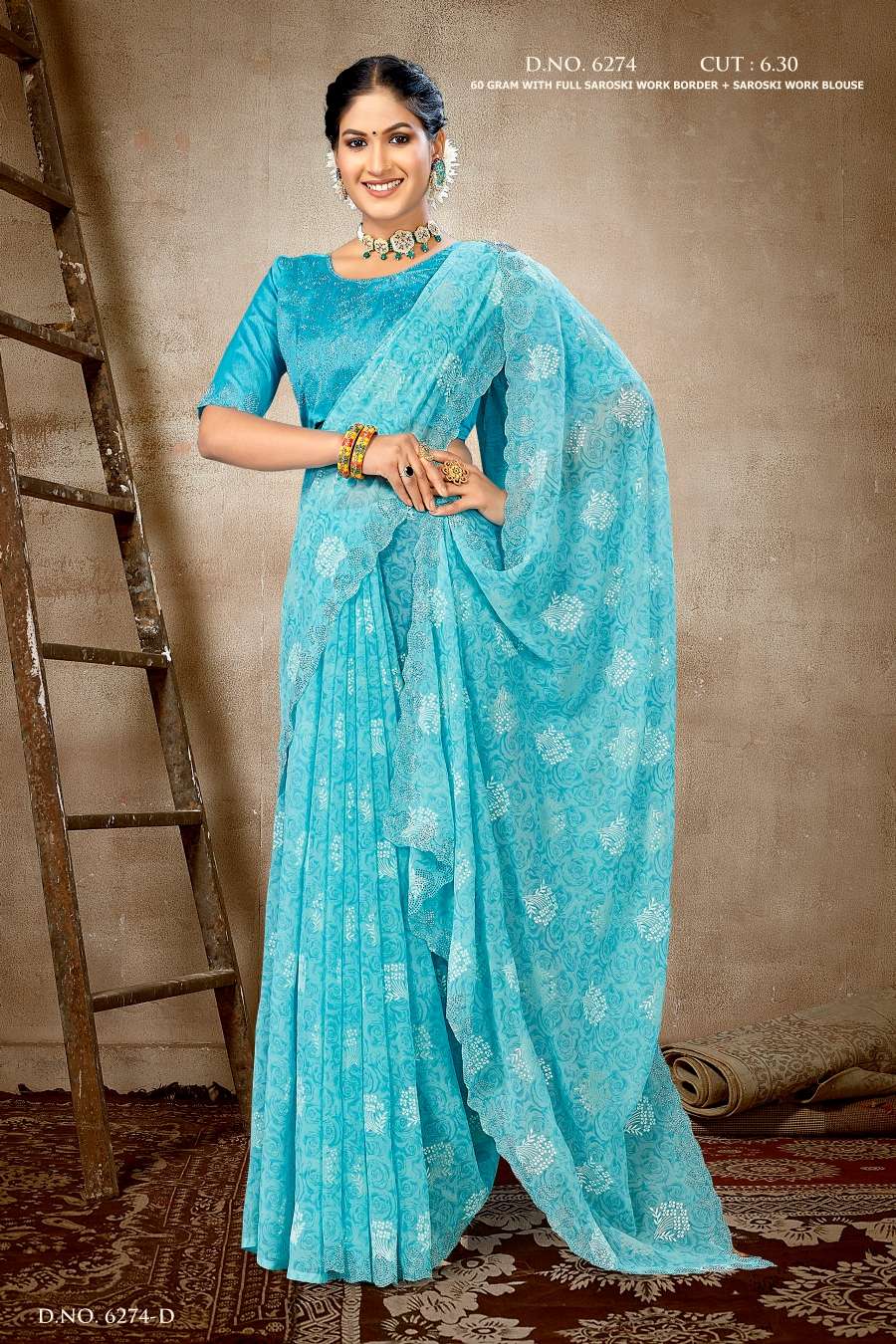 RUSHVI INDER SILK MILLS Saree Wholesale catalog