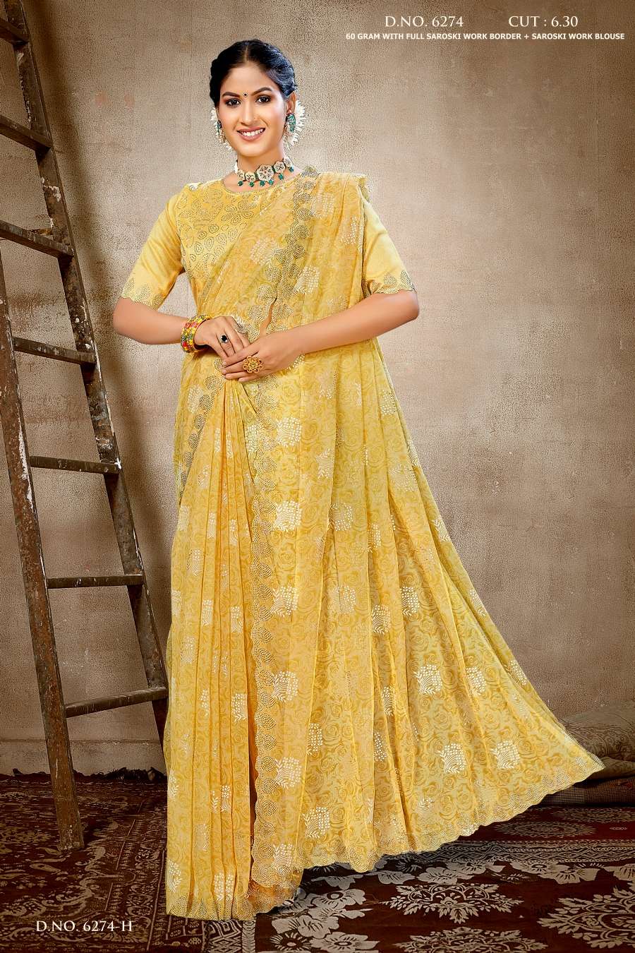 RUSHVI INDER SILK MILLS Saree Wholesale catalog