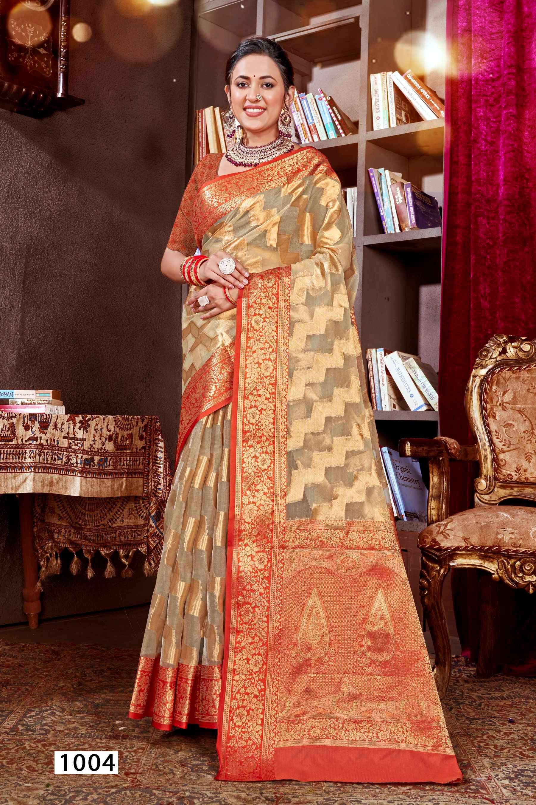  Saroj Aashika vol.2 Organza silk with rich pallu