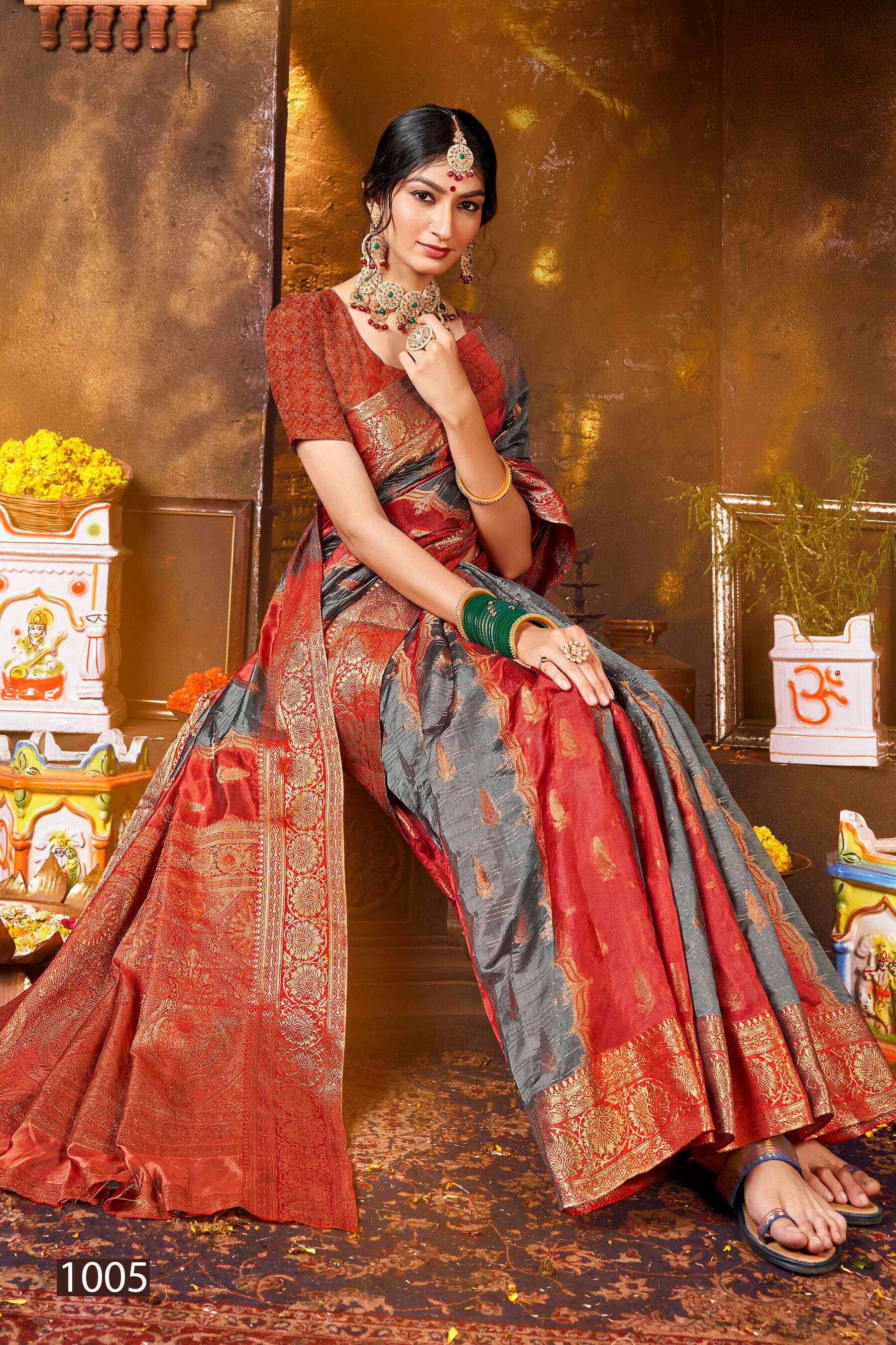 Saroj Maniratna vol.1 Soft organza Wholesale catalog  