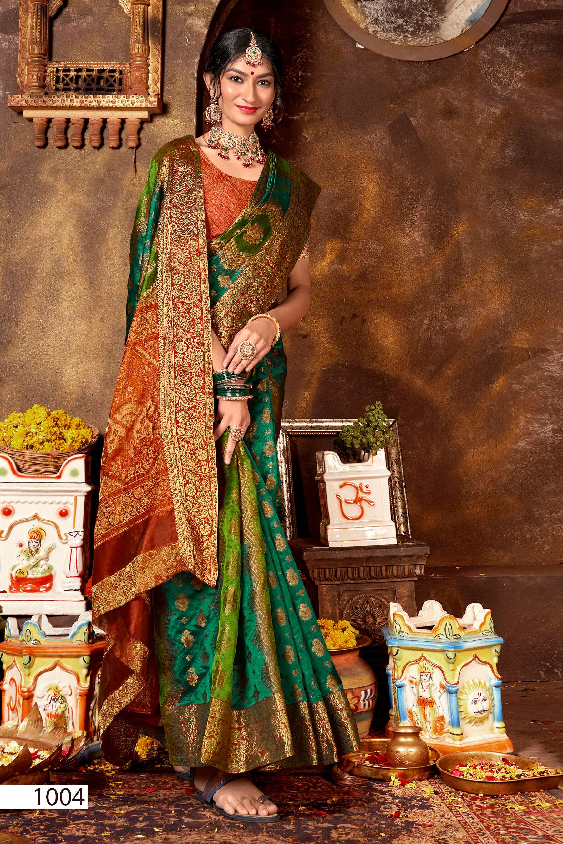Saroj Maniratna vol.3 Soft organza  Saree Wholesale catalog    