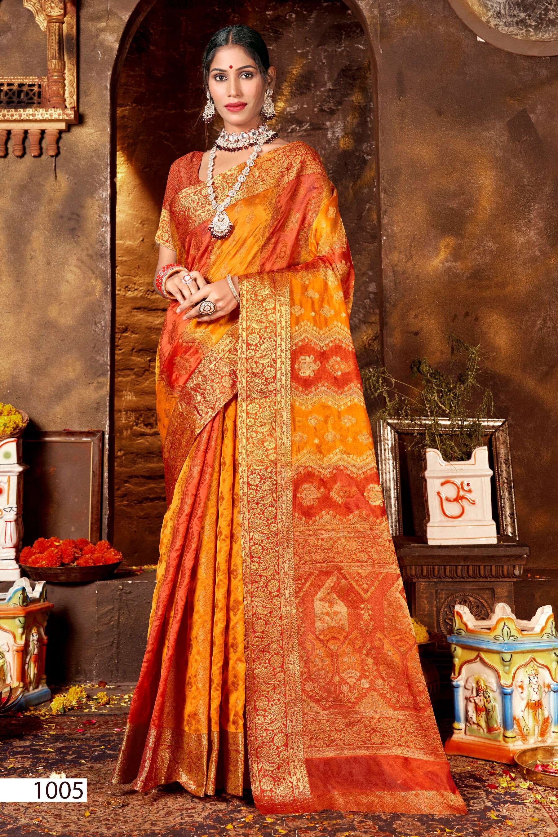 Saroj Maniratna vol.3 Soft organza  Saree Wholesale catalog    