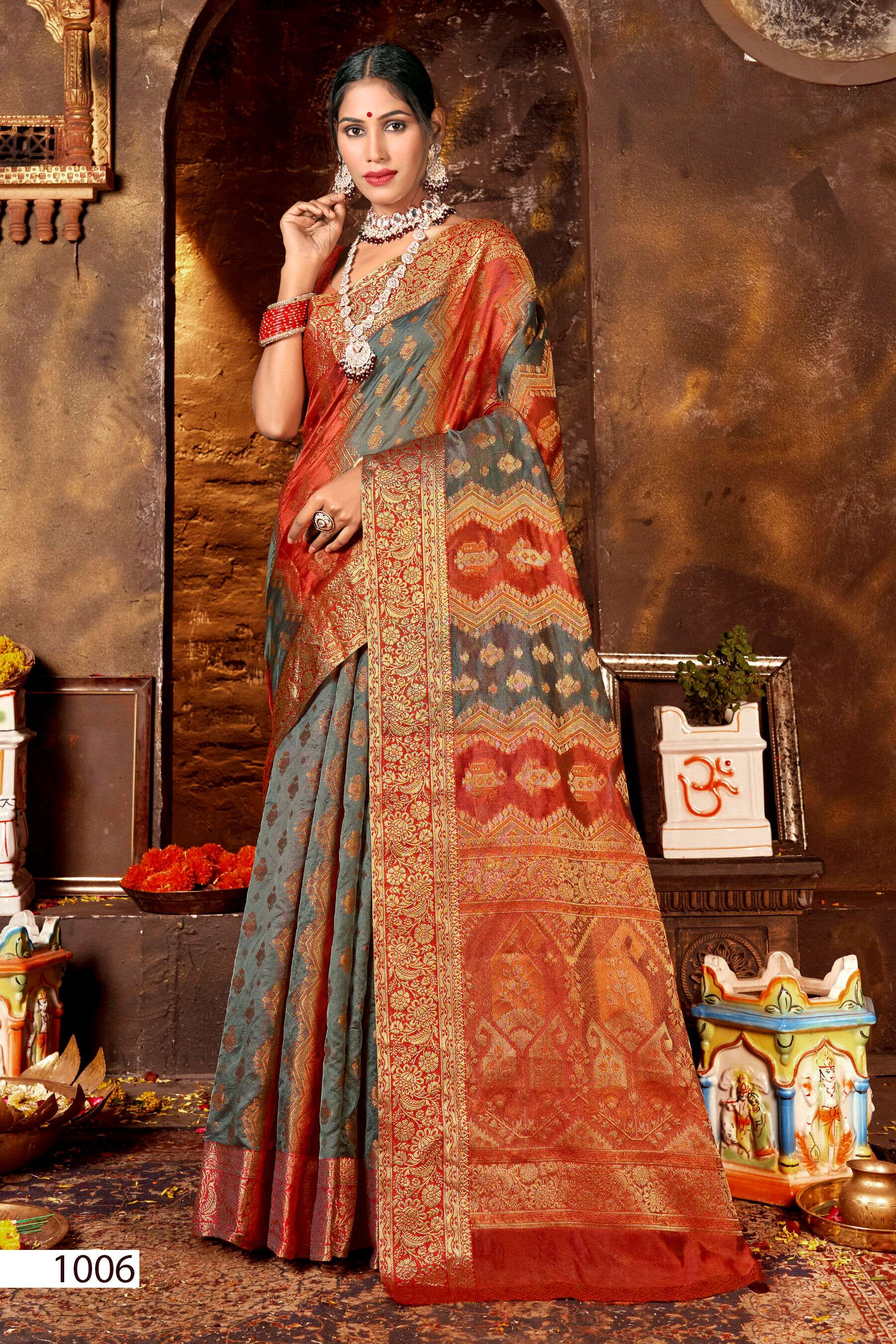 Saroj Maniratna vol.3 Soft organza  Saree Wholesale catalog    