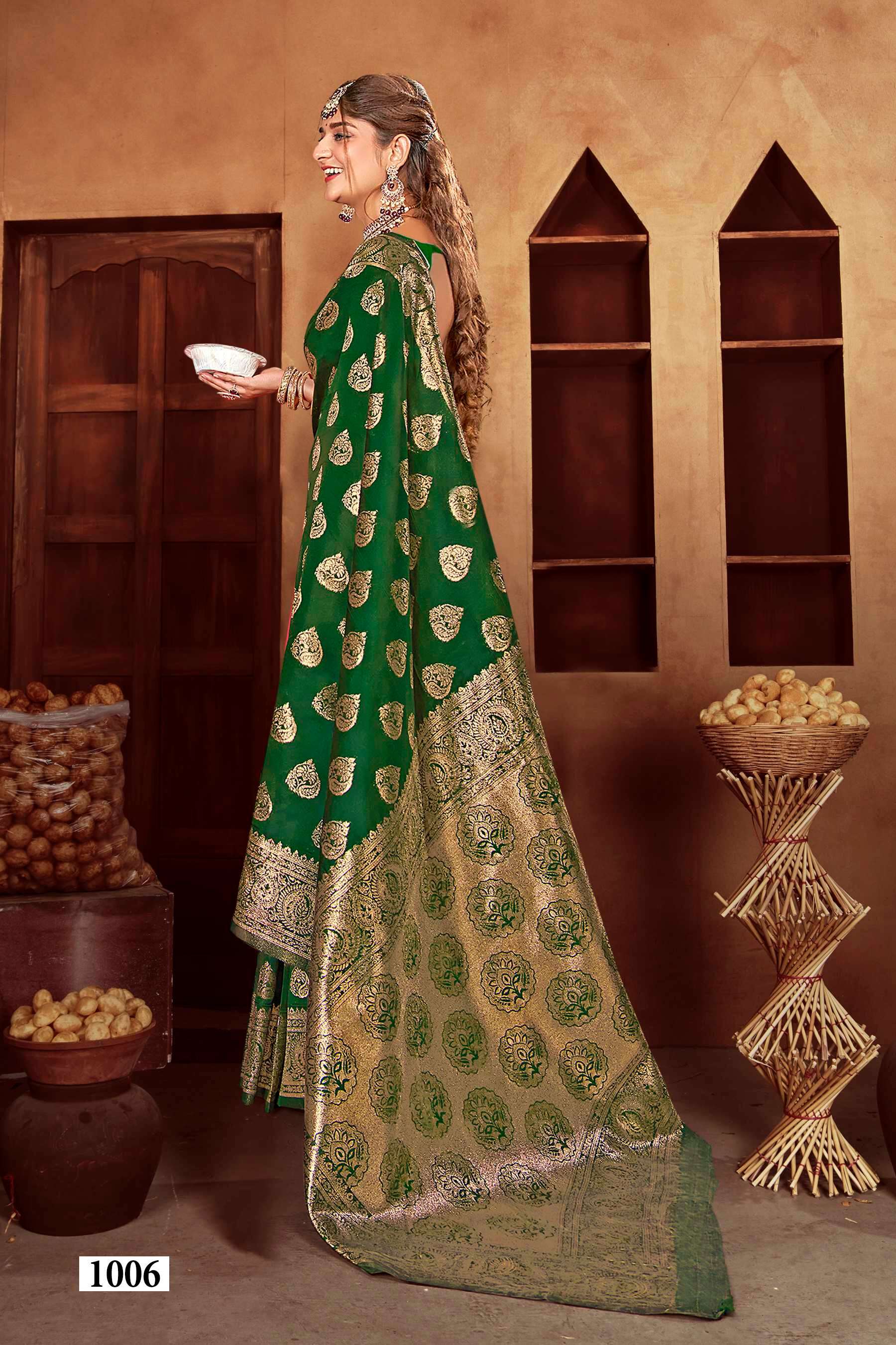 Saroj  Resham silk Vol - 1 Soft silk Saree Wholesale catalog    