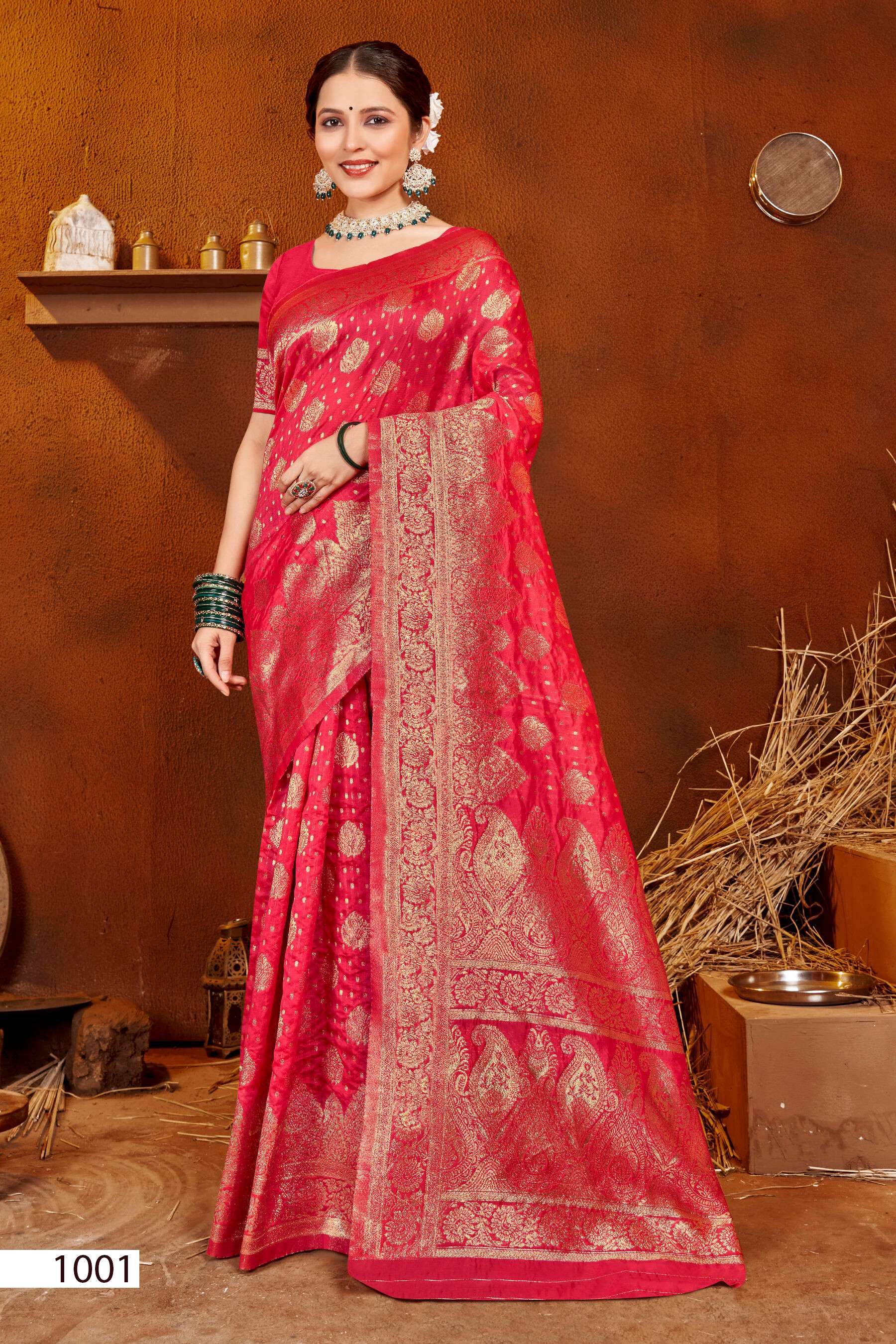 Saroj Resham silk  Vol - 3 Soft silk saree with rich pallu