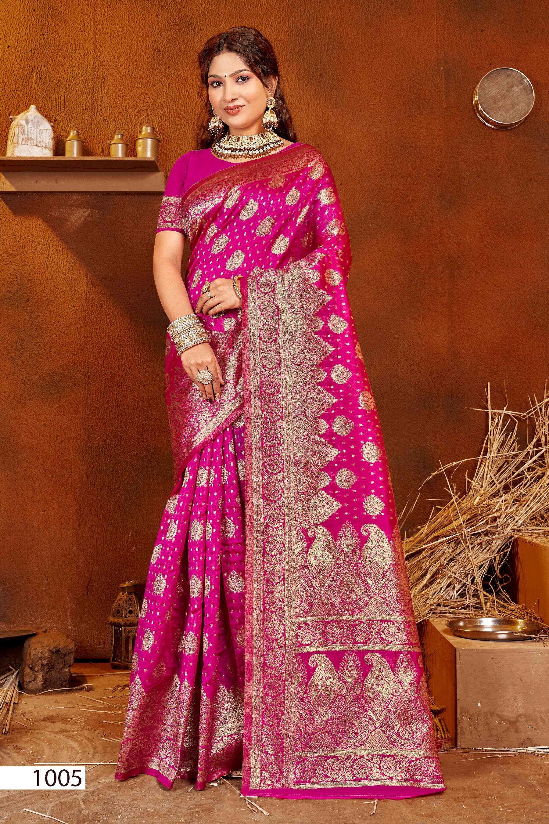 Saroj Resham silk  Vol - 3 Soft silk saree with rich pallu