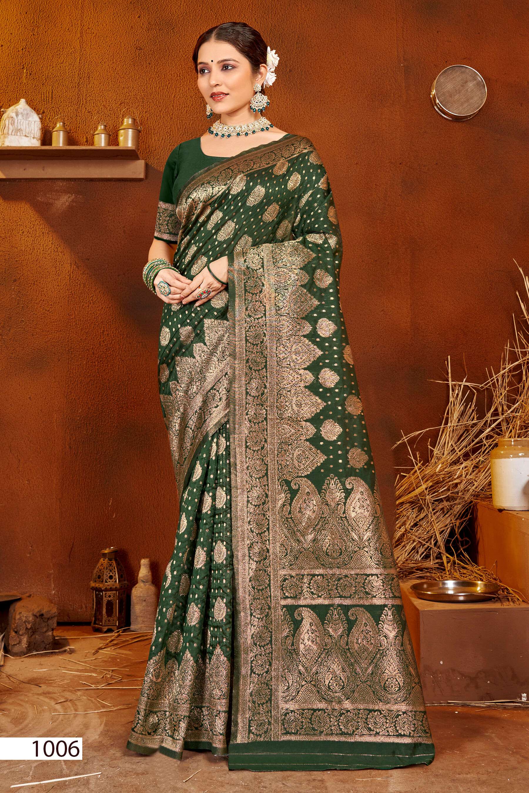 Saroj Resham silk  Vol - 3 Soft silk saree with rich pallu