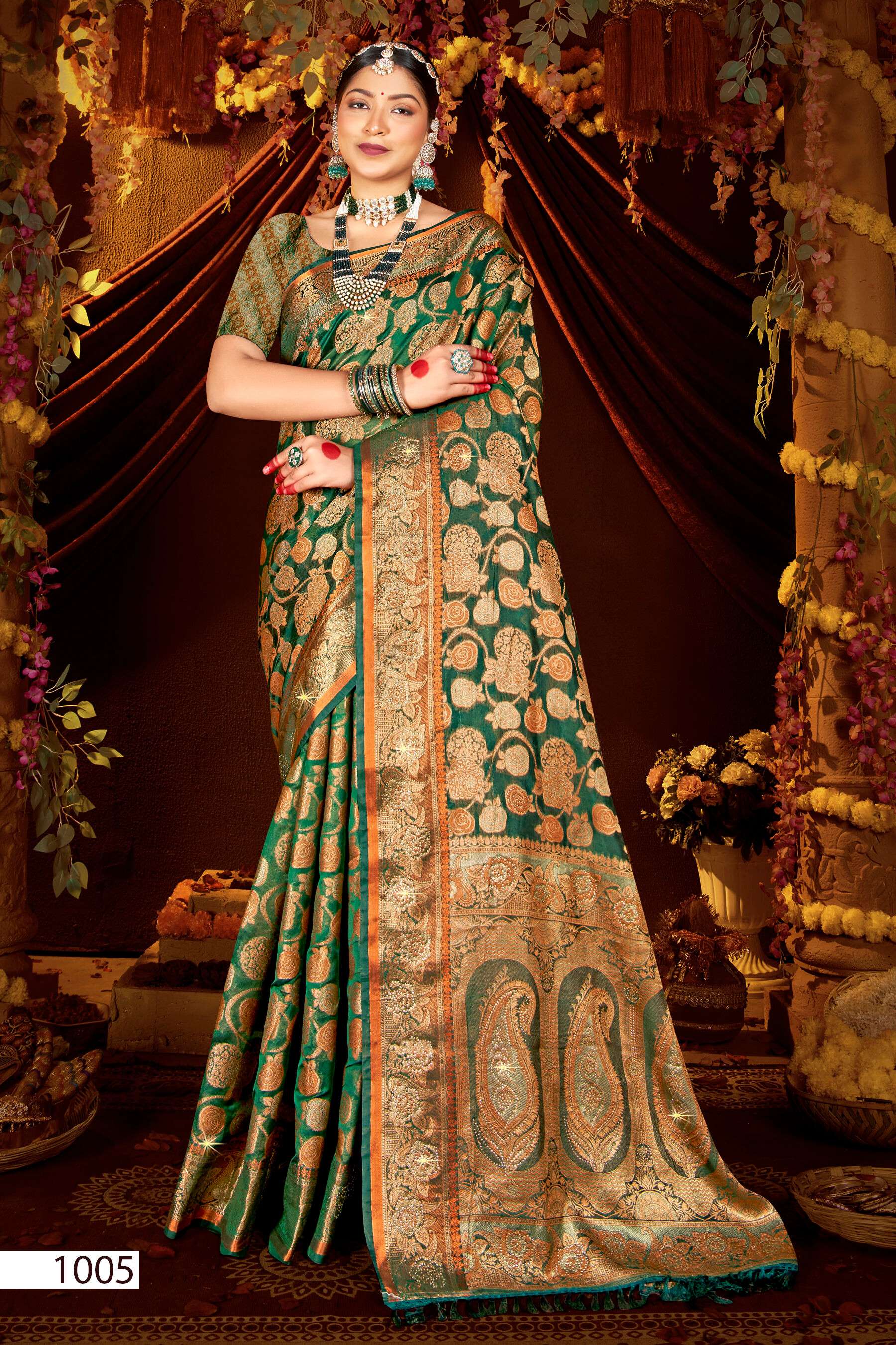Saroj Shagun vol.4 Soft organza with swaroski work Saree Wholesale catalog    