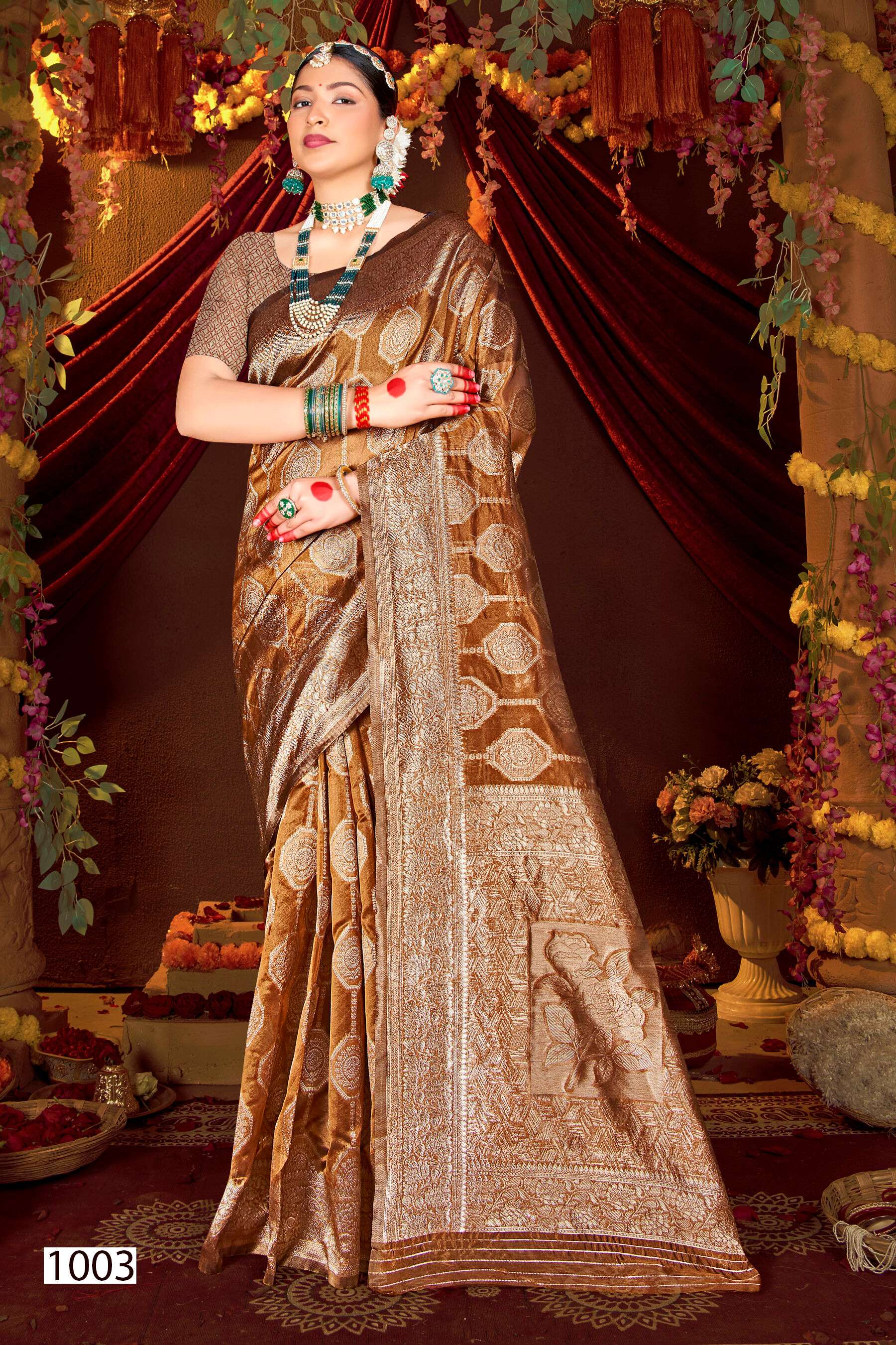 Saroj  Sunaina Vol - 1 Organza Saree Wholesale catalog    