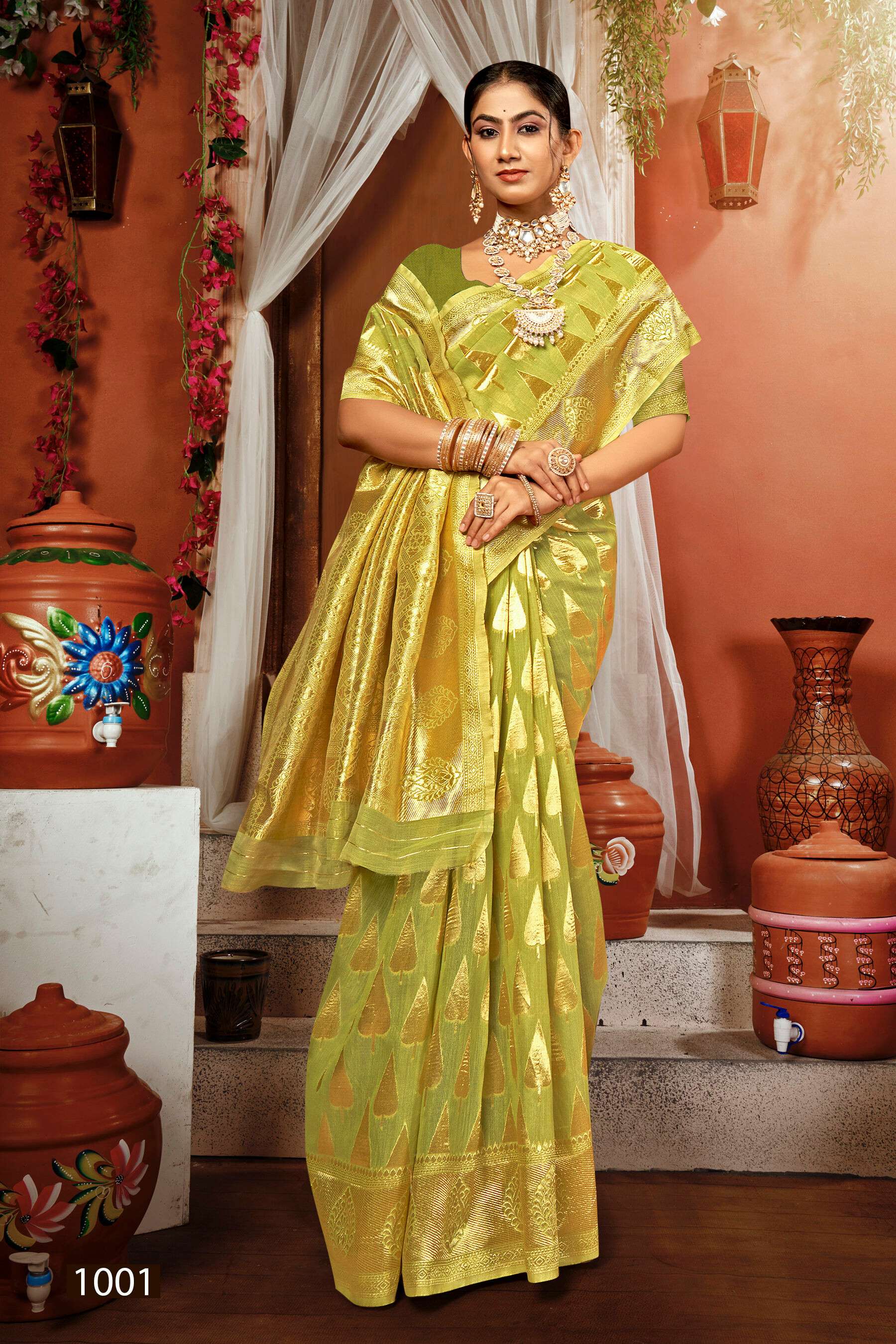 Saroj Sunrise cotton vol.1 Soft cotton  Saree Wholesale catalog    