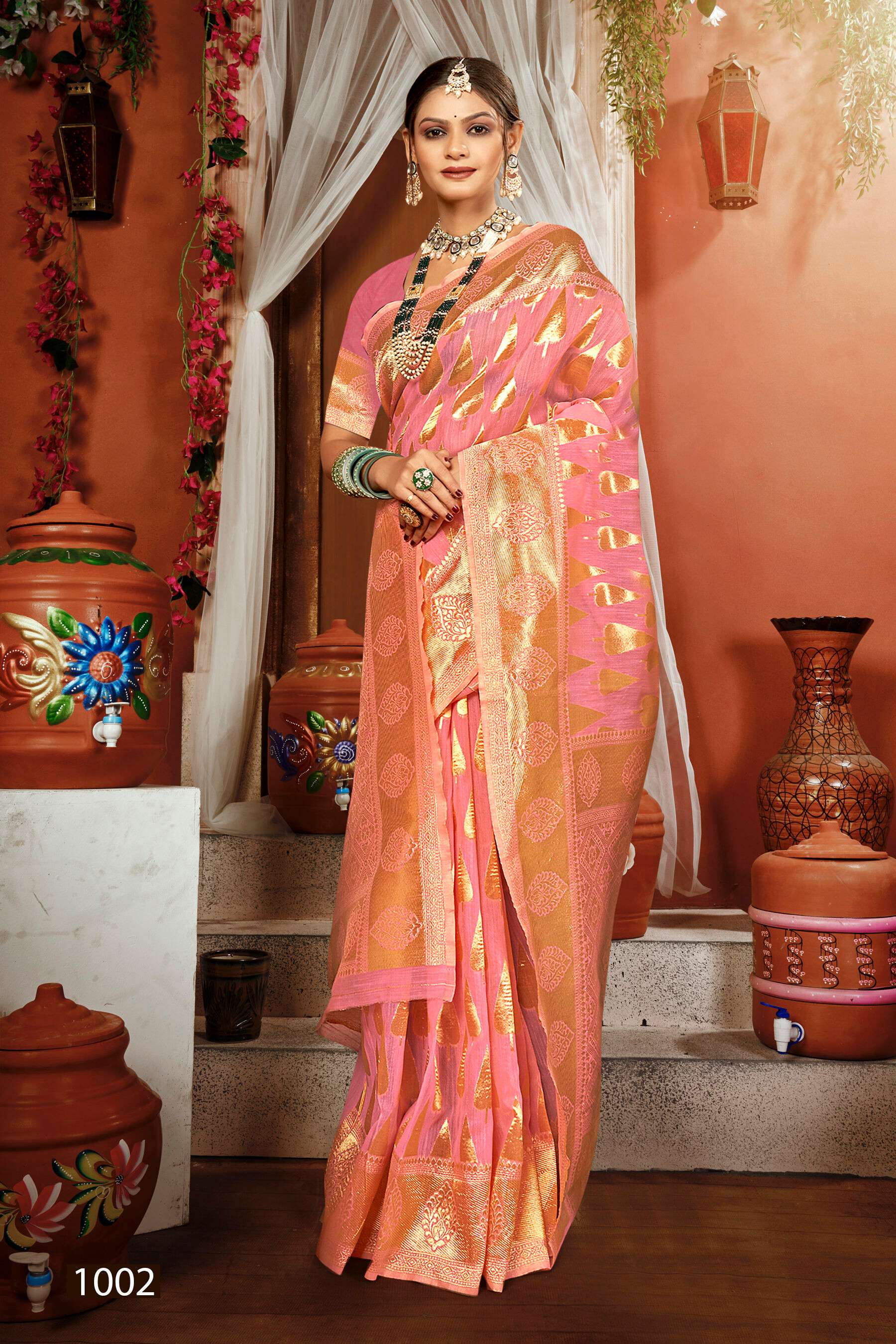 Saroj Sunrise cotton vol.1 Soft cotton  Saree Wholesale catalog    
