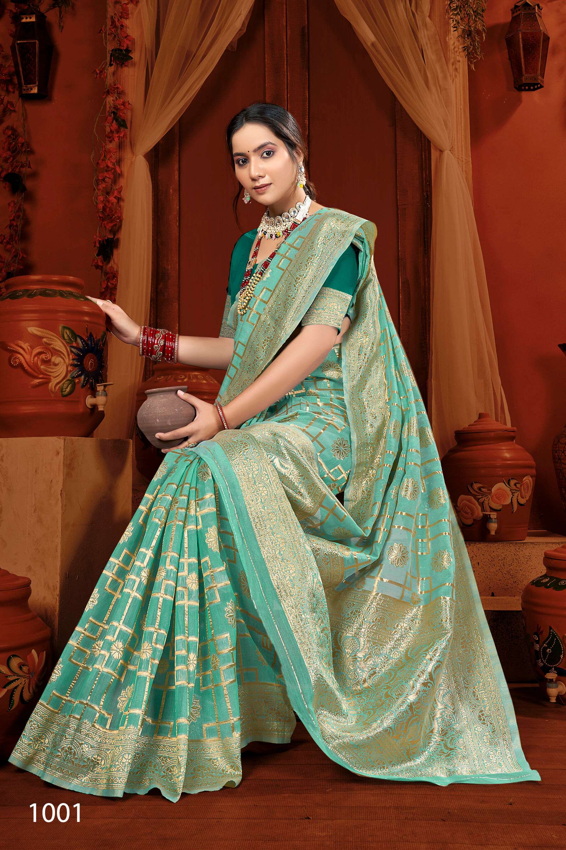  Saroj Sunrise cotton vol.3 Soft cotton  Saree Wholesale catalog    