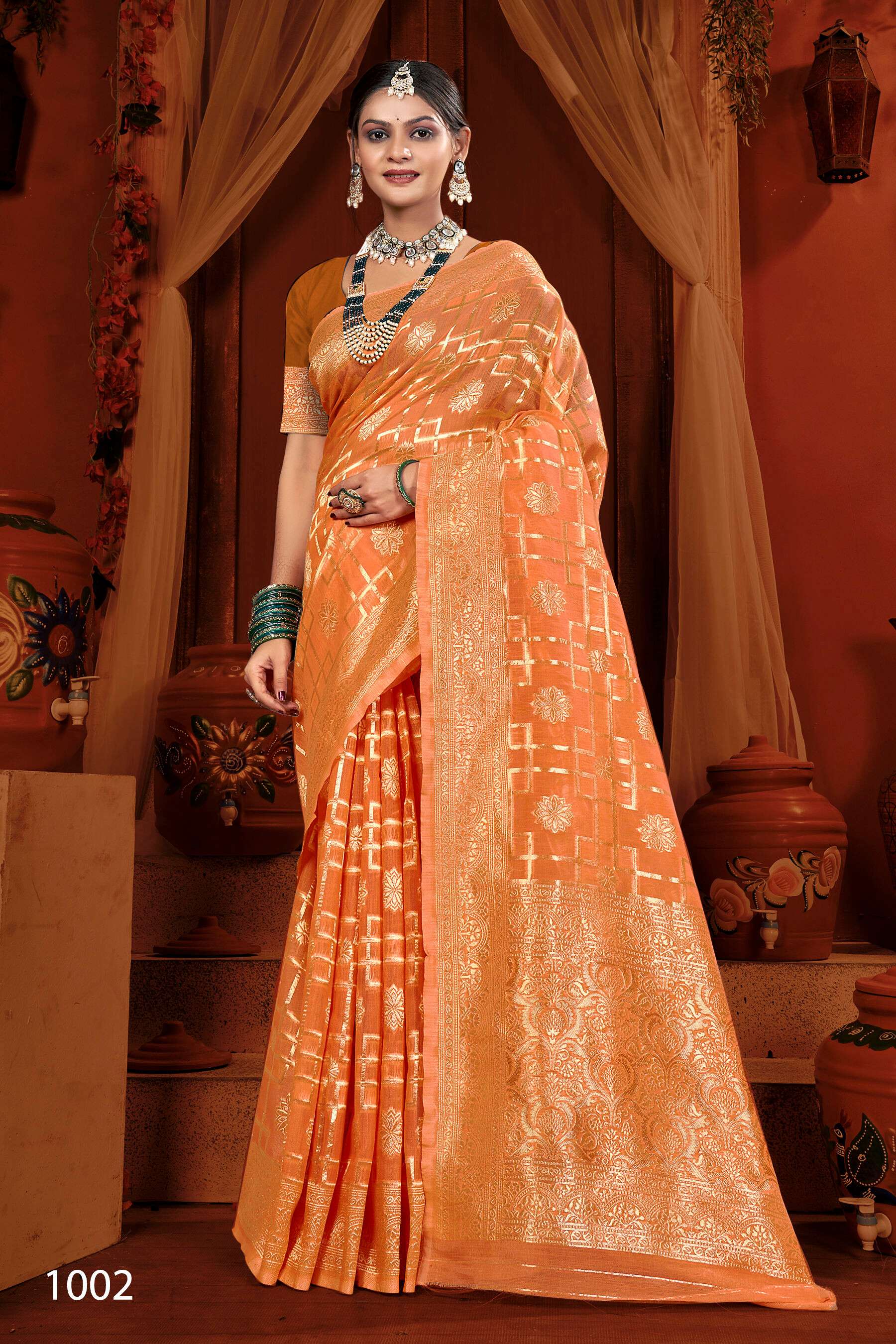  Saroj Sunrise cotton vol.3 Soft cotton  Saree Wholesale catalog    