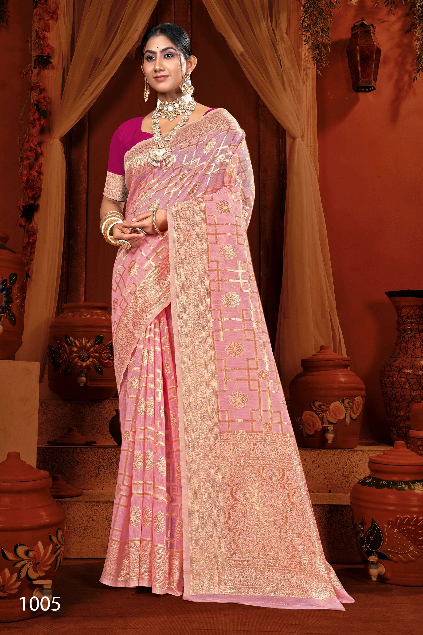  Saroj Sunrise cotton vol.3 Soft cotton  Saree Wholesale catalog    