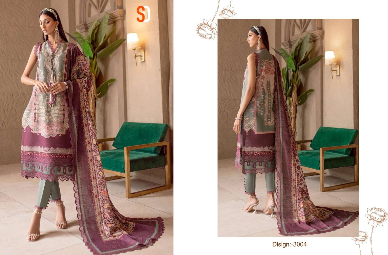 Shraddha Chevron Vol 3 Pakistani Suits Wholesale catalog