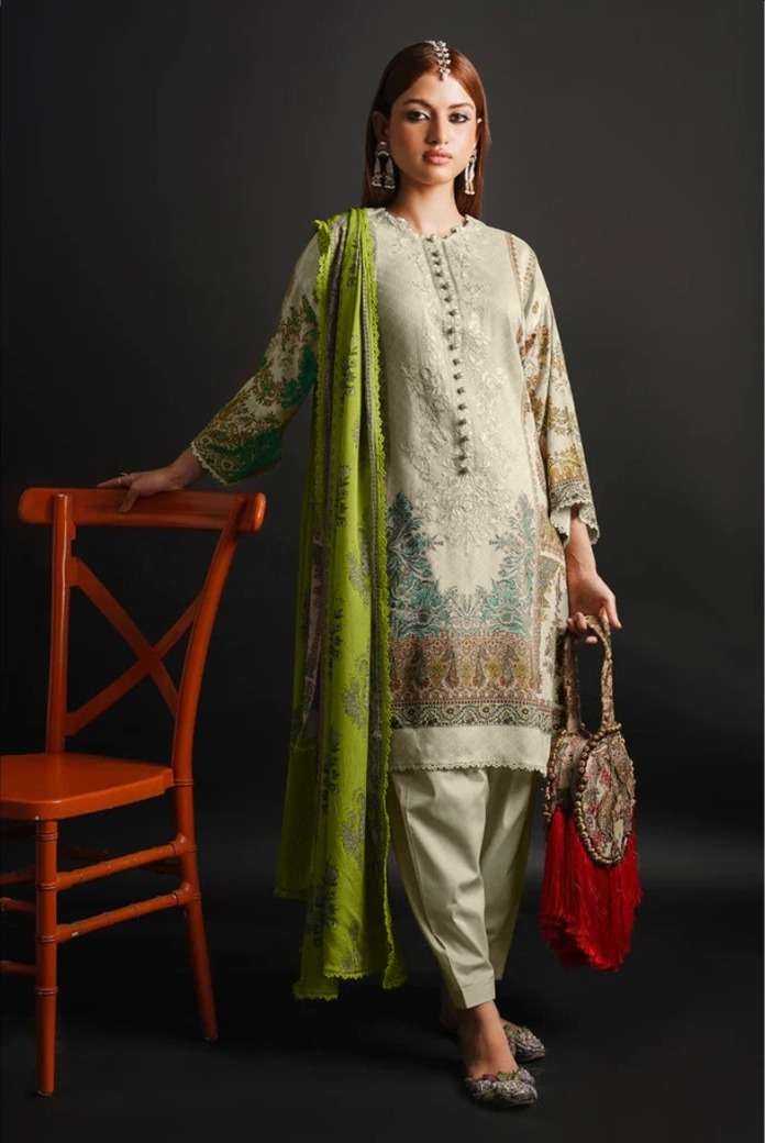 Shraddha Nx Bin Saeed Vol 2 Cotton Dupatta Pakistani Suits Wholesale catalog