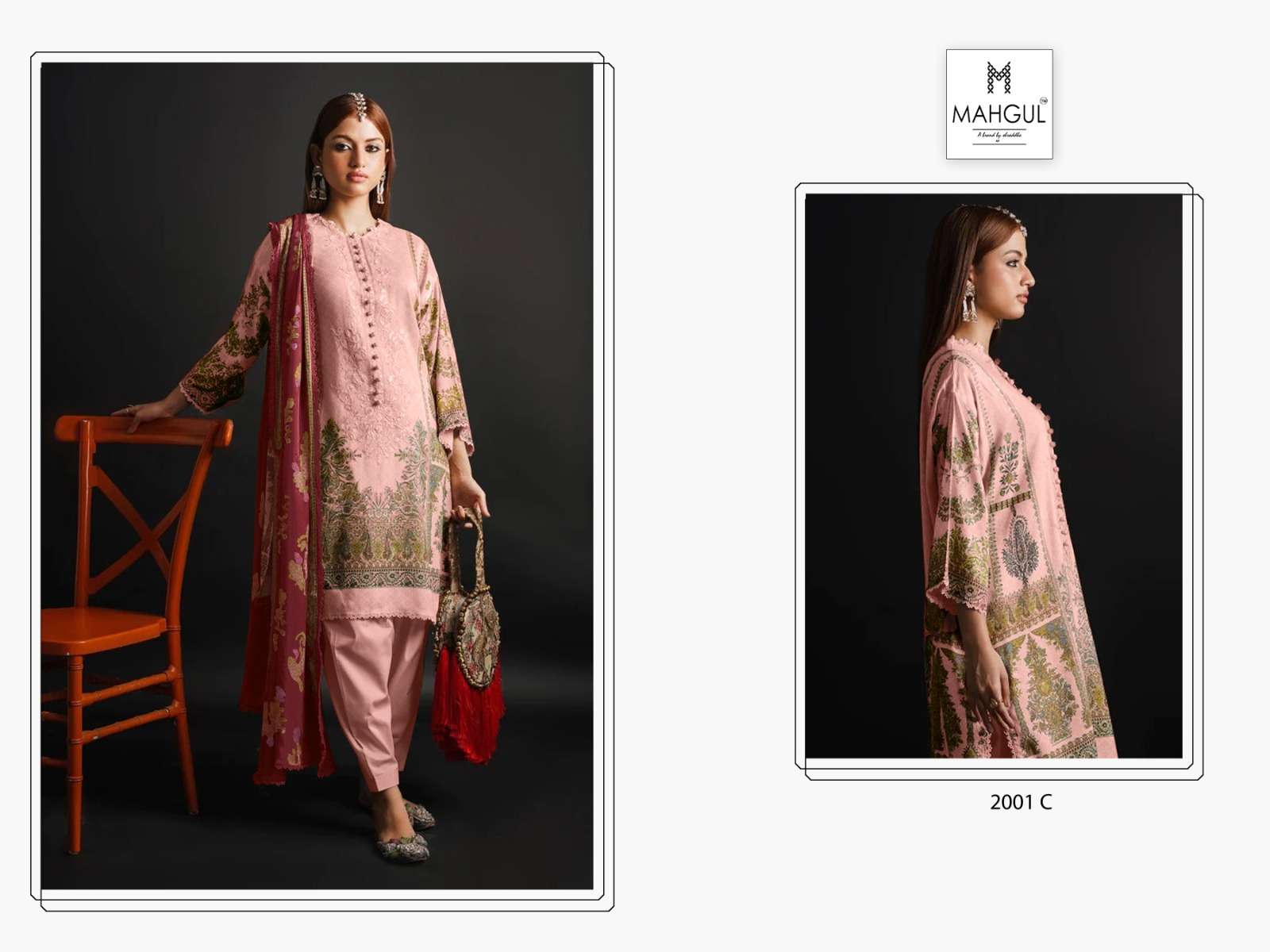 Shraddha Nx Bin Saeed Vol 2 Cotton Dupatta Pakistani Suits Wholesale catalog