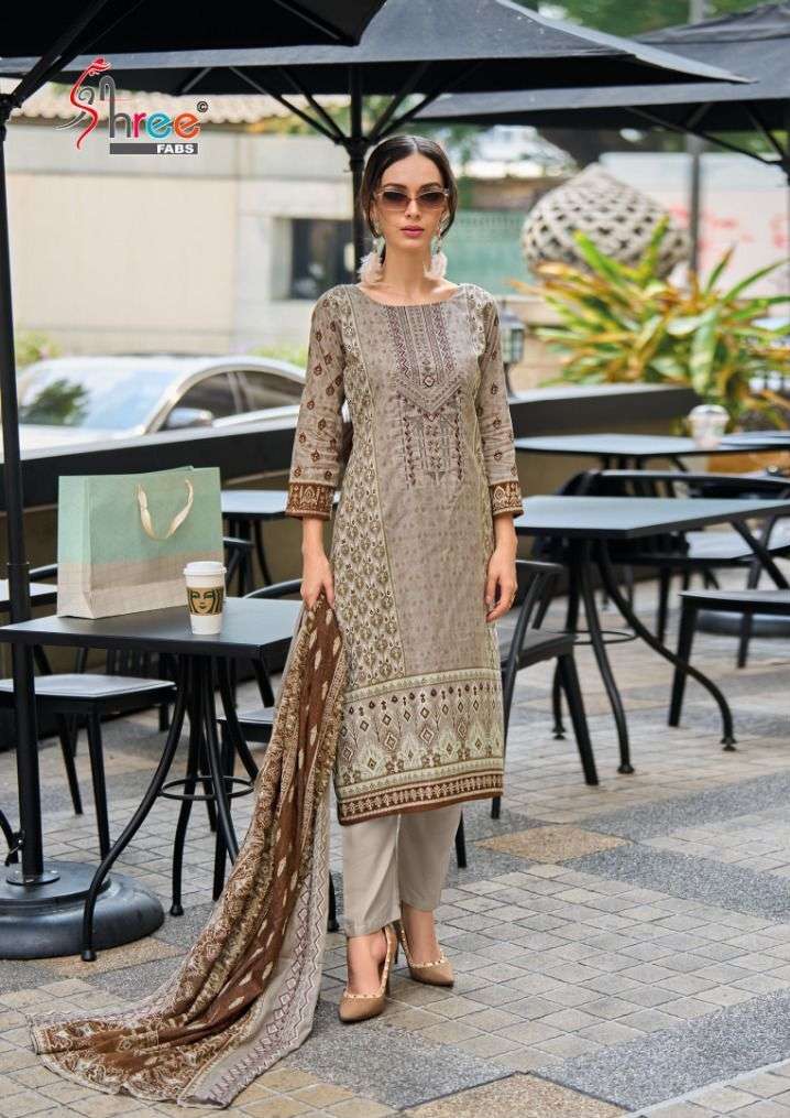 Shree Bin Saeed Lawn Collection Vol 10 Salwar Kameez Wholesale catalog