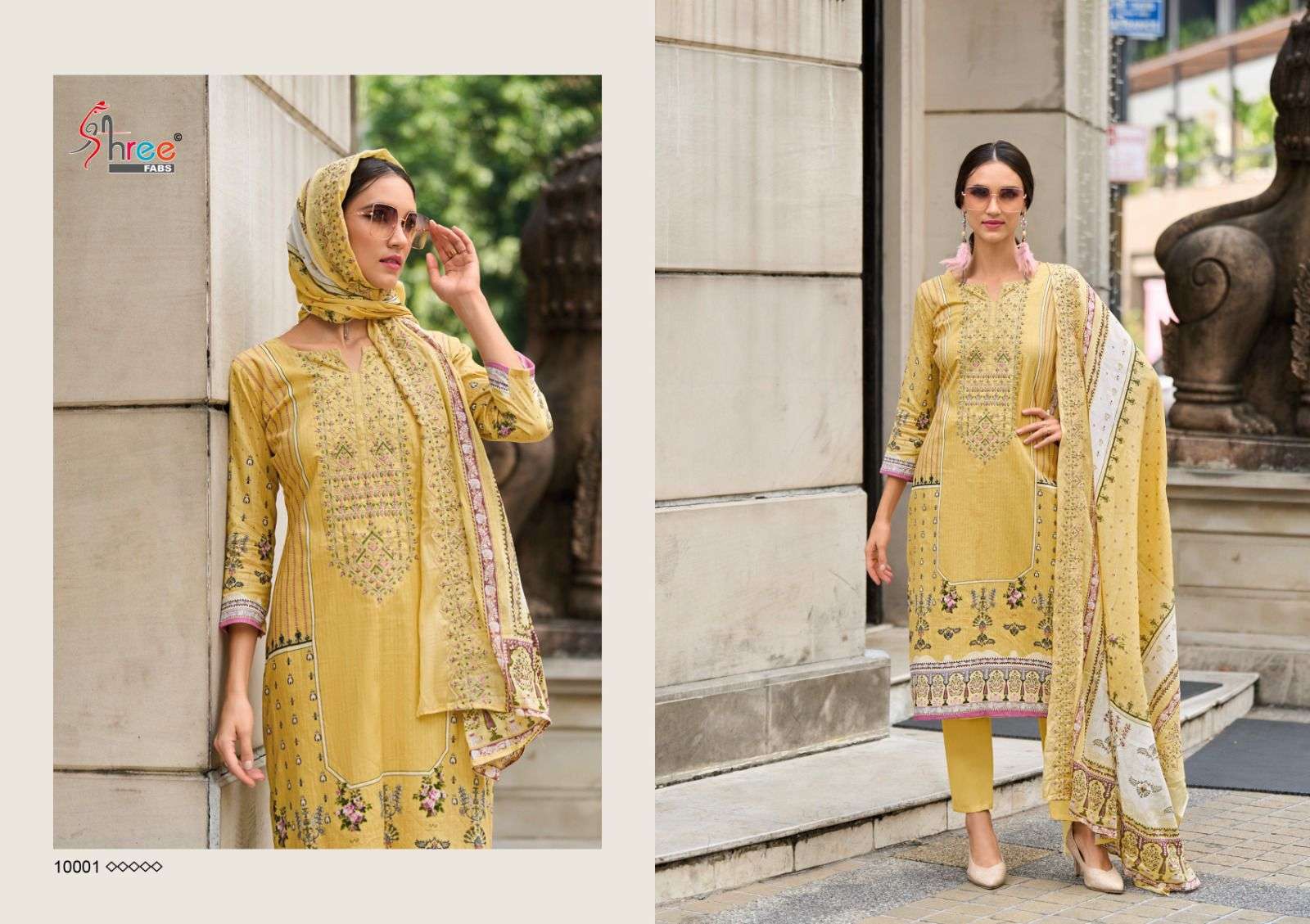 Shree Bin Saeed Lawn Collection Vol 10 Salwar Kameez Wholesale catalog