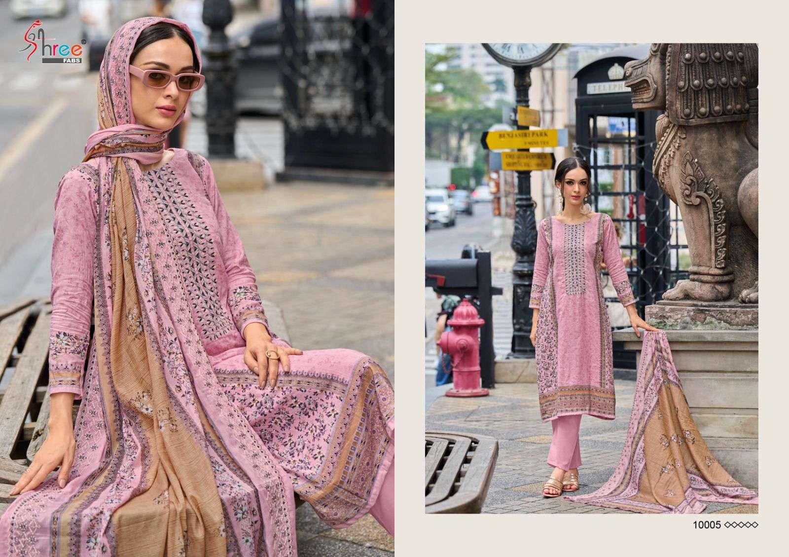 Shree Bin Saeed Lawn Collection Vol 10 Salwar Kameez Wholesale catalog