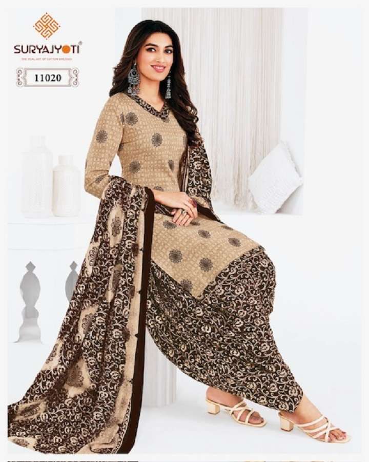 Suryajyoti Trendy Patiyala Vol-11 -Dress Material -Wholesale Catalog