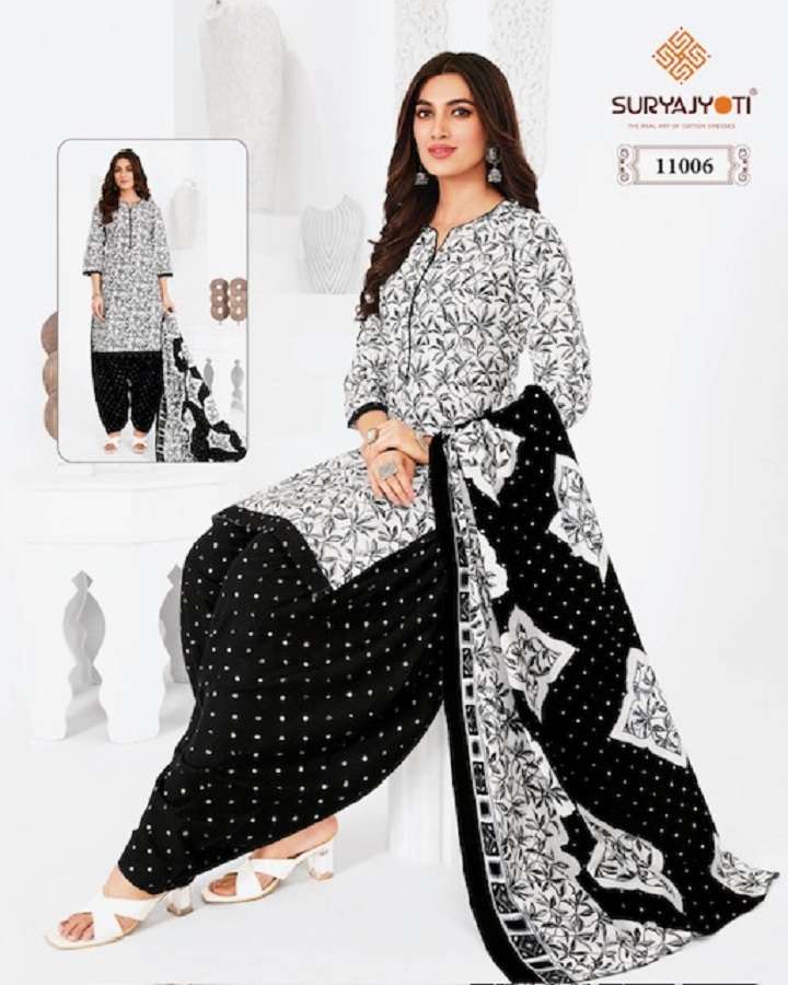 Suryajyoti Trendy Patiyala Vol-11 -Dress Material -Wholesale Catalog