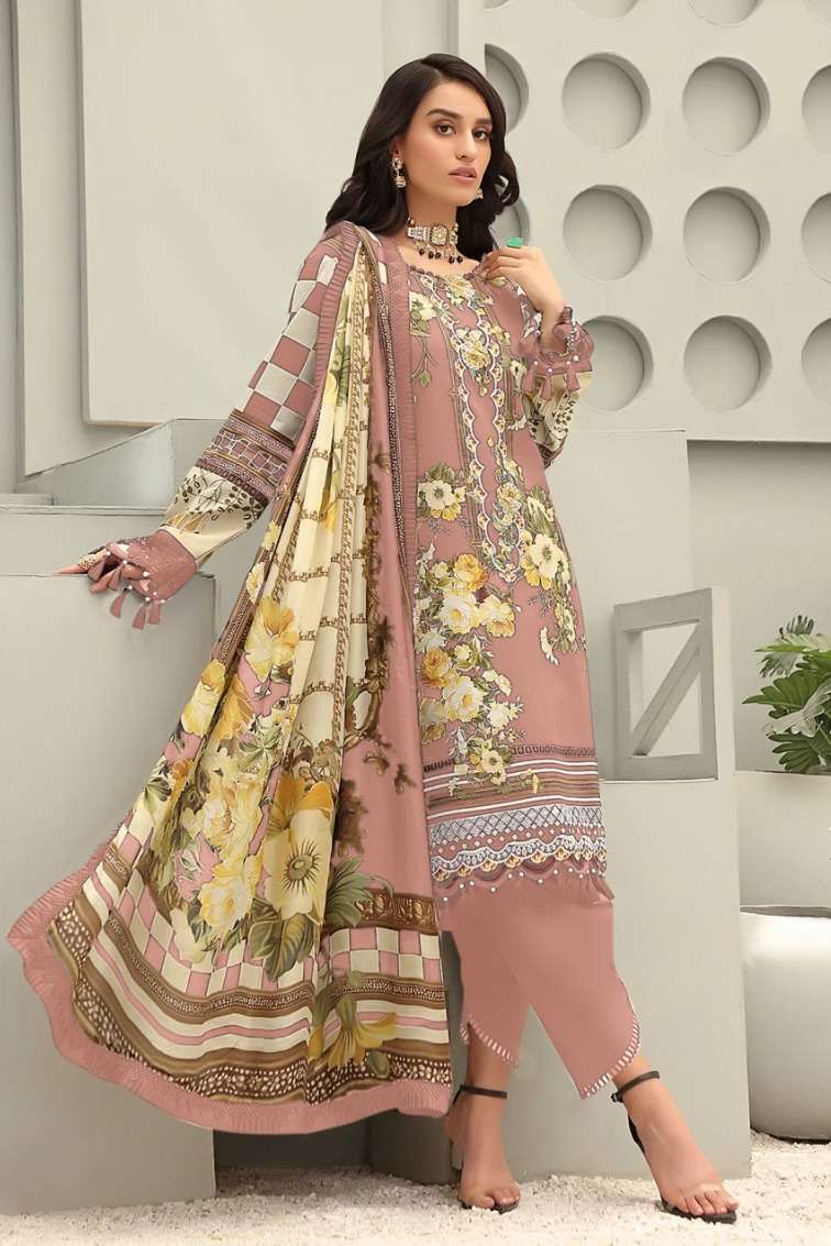 Taj 420 And 421 Cotton Dupatta Salwar Kameez Wholesale catalog