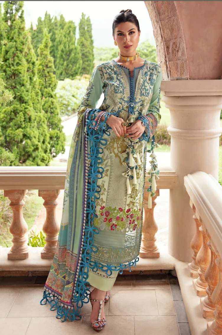 Taj 483 Printed Cotton Dupatta Salwar Kameez Wholesale catalog