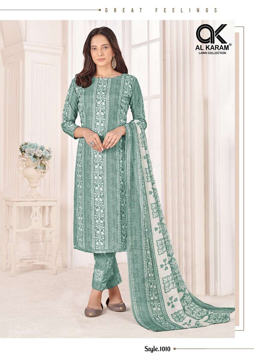 Al Karam Tamanna Vol-1 -Dress Material -Wholesale Catalog
