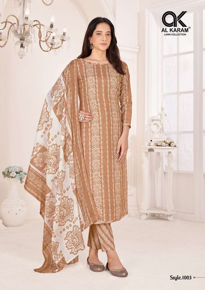 Al Karam Tamanna Vol-1 -Dress Material -Wholesale Catalog
