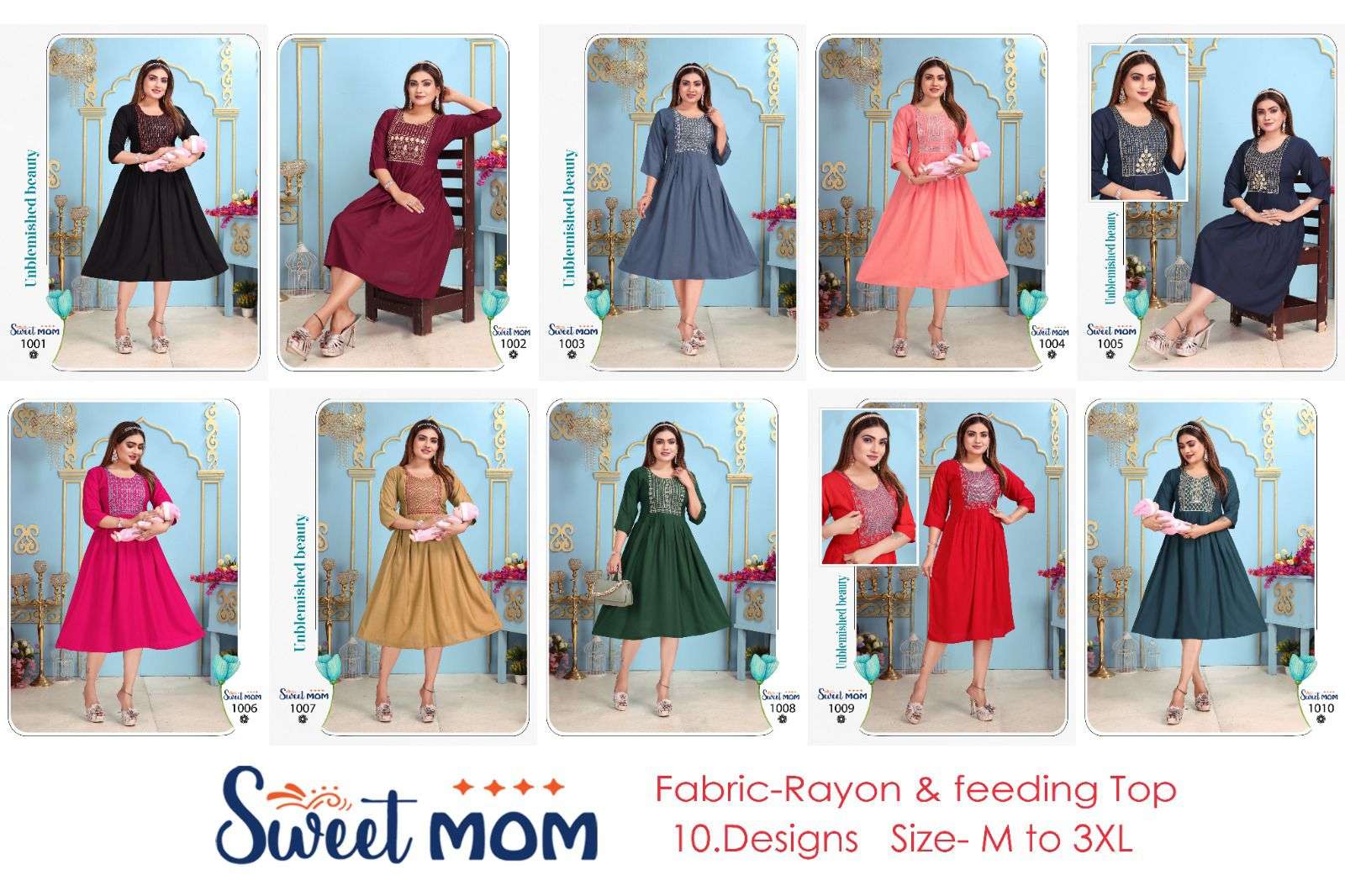 TRENDY SWEET MOM Kurti Wholesale catalog