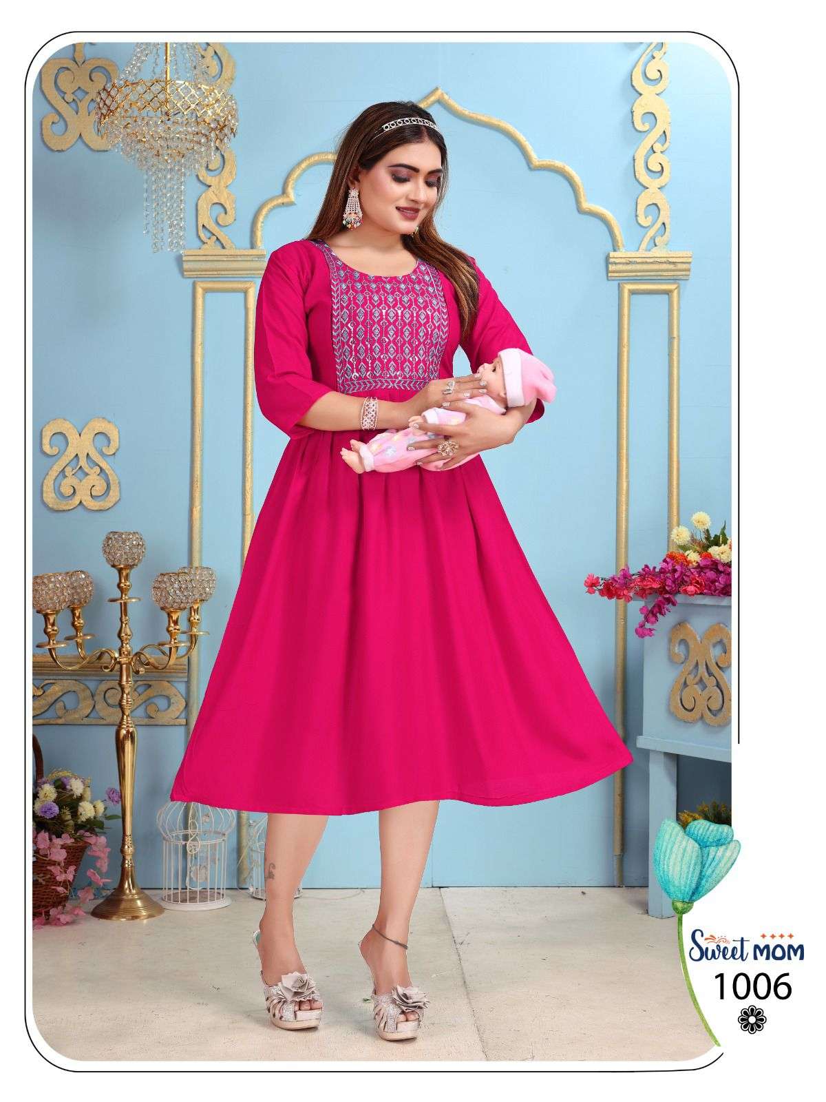 TRENDY SWEET MOM Kurti Wholesale catalog
