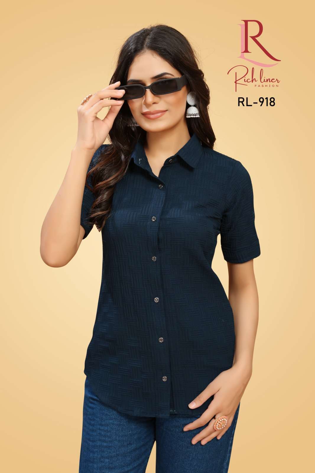WOMEN VISCOSE COTTON BUBBLE SHIRT Wholesale catalog