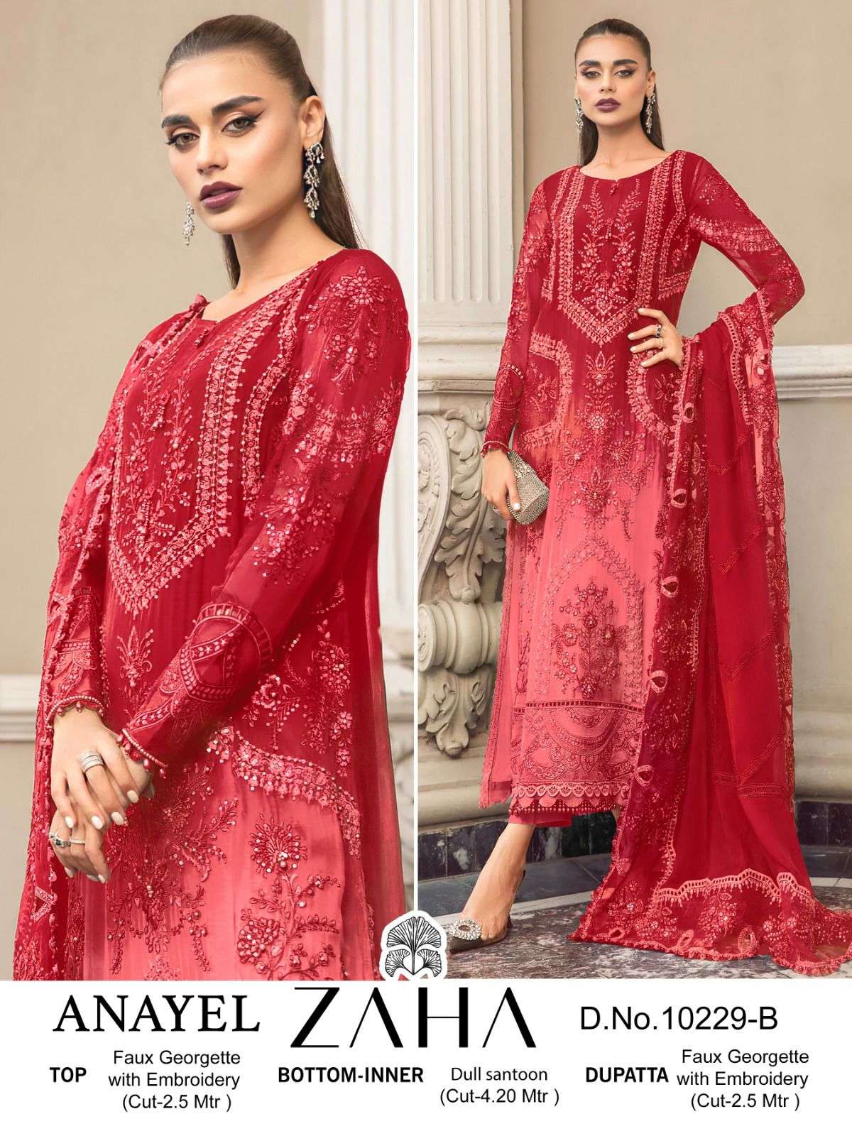 Zaha Anayel Vol 1 Salwar Suits Wholesale catalog