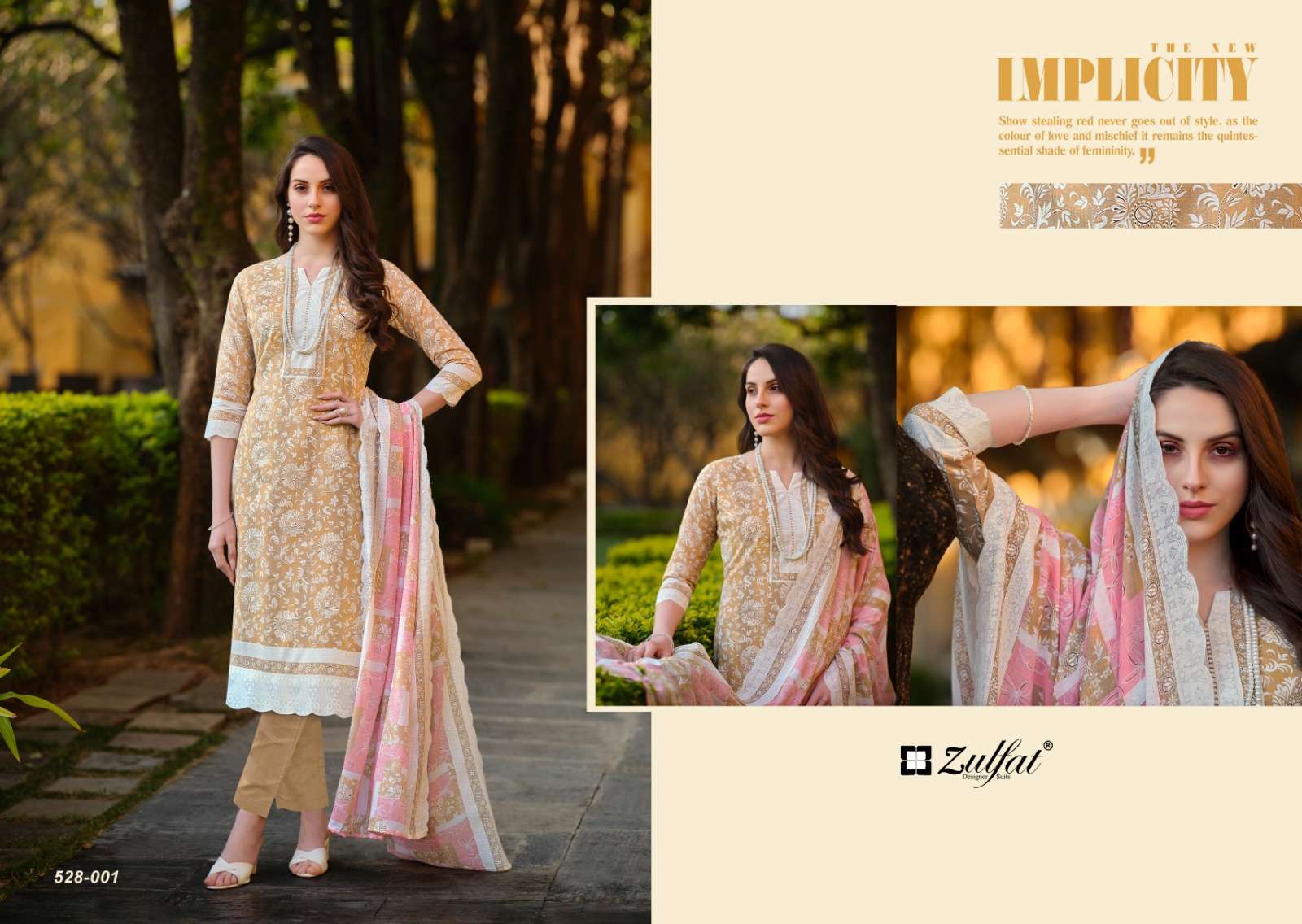 Zulfat Farhana Dress Material Wholesale catalog