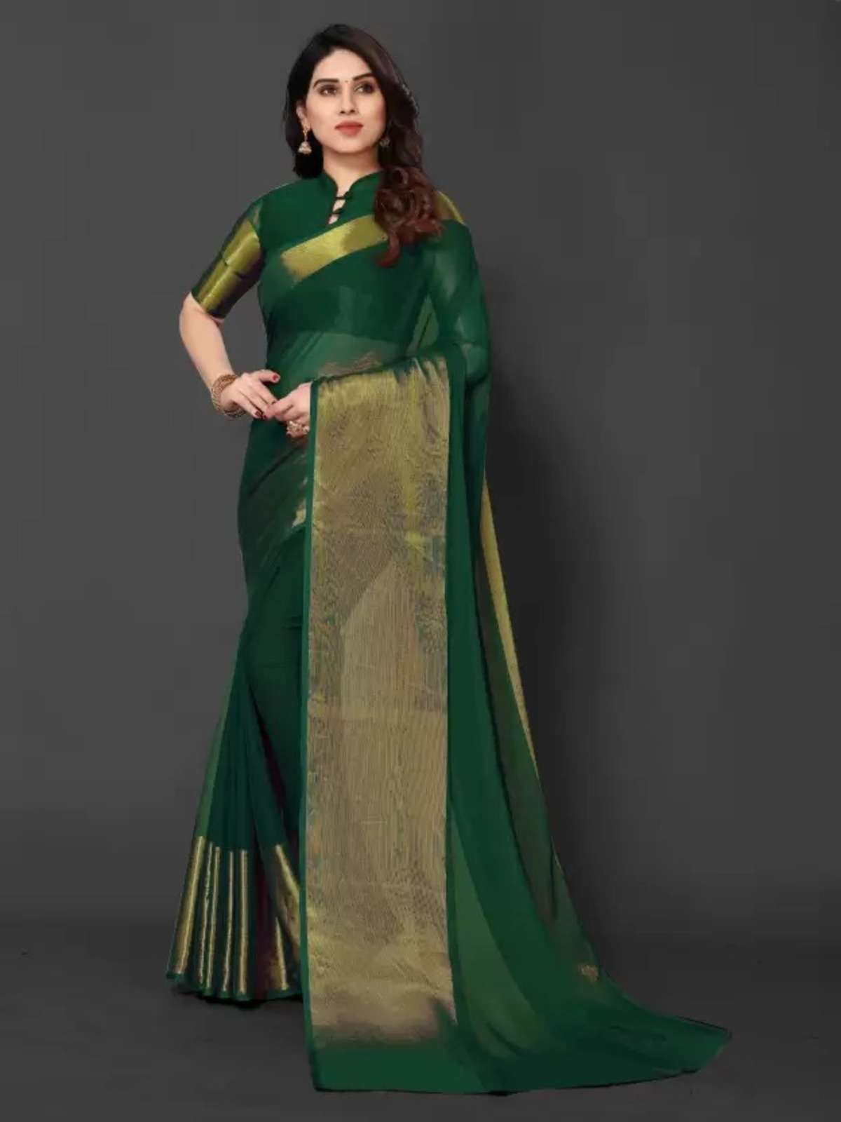 4by11 Chiffon Saree Wholesale catalog
