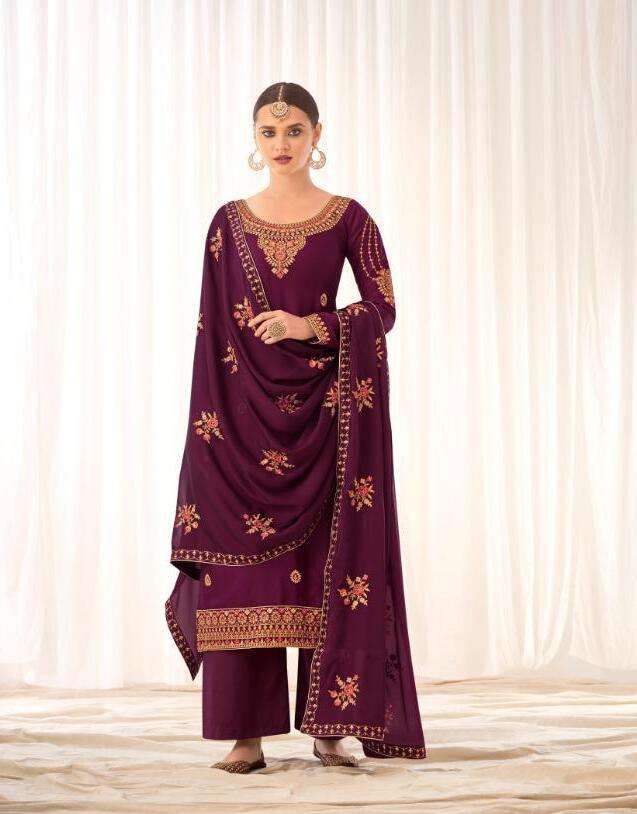 Aashirwad Rashmi Tussar Silk Salwar Kameez Wholesale catalog