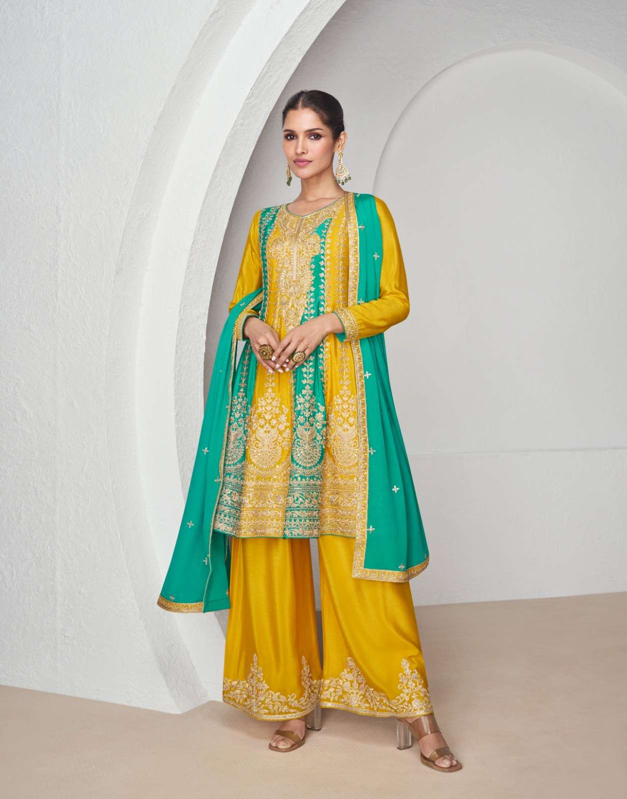 Aashirwad Suhana Premium Chinon Salwar Kameez Wholesale catalog